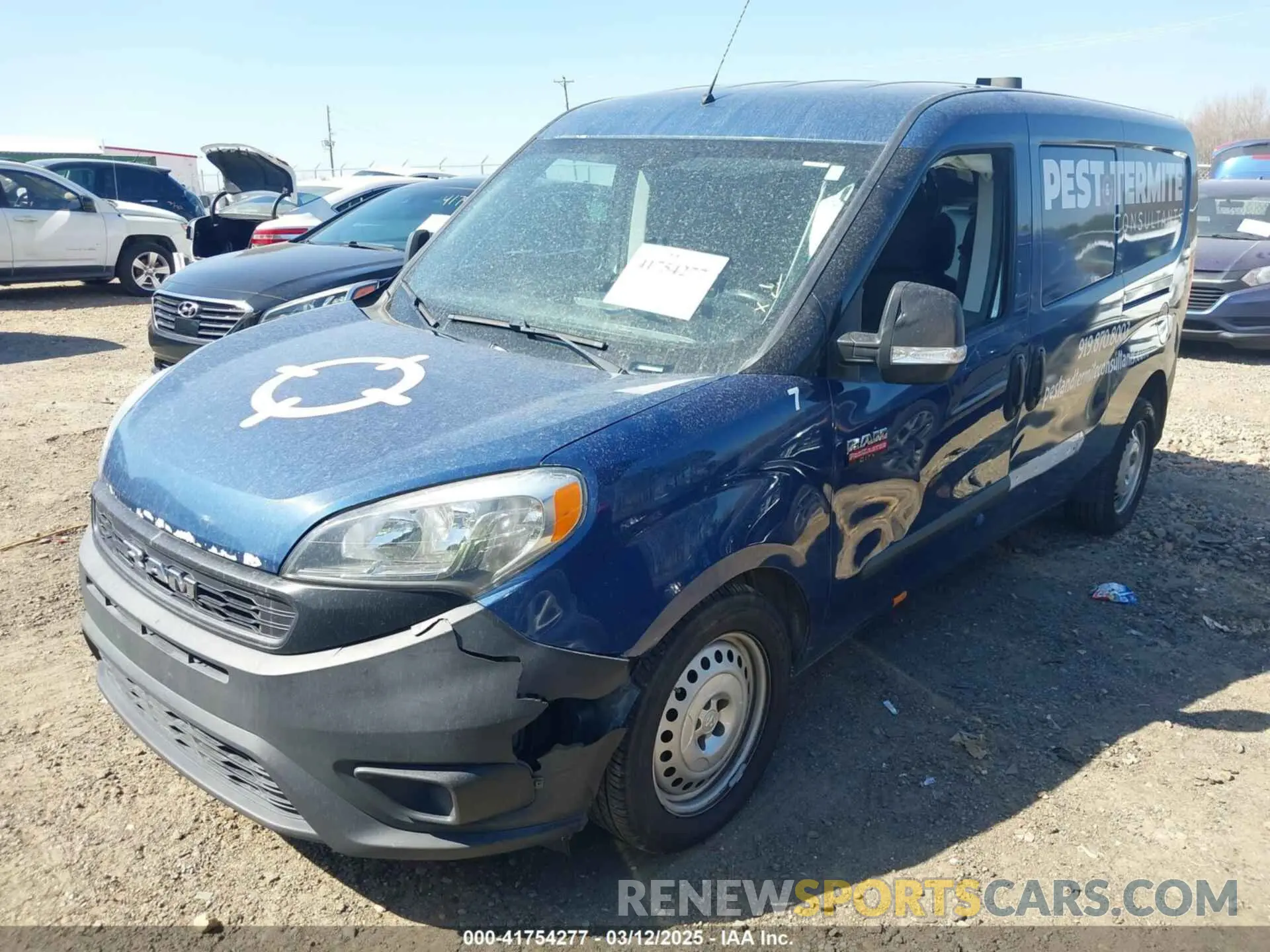 2 Photograph of a damaged car ZFBHRFAB0L6R67496 RAM PROMASTER CITY 2020