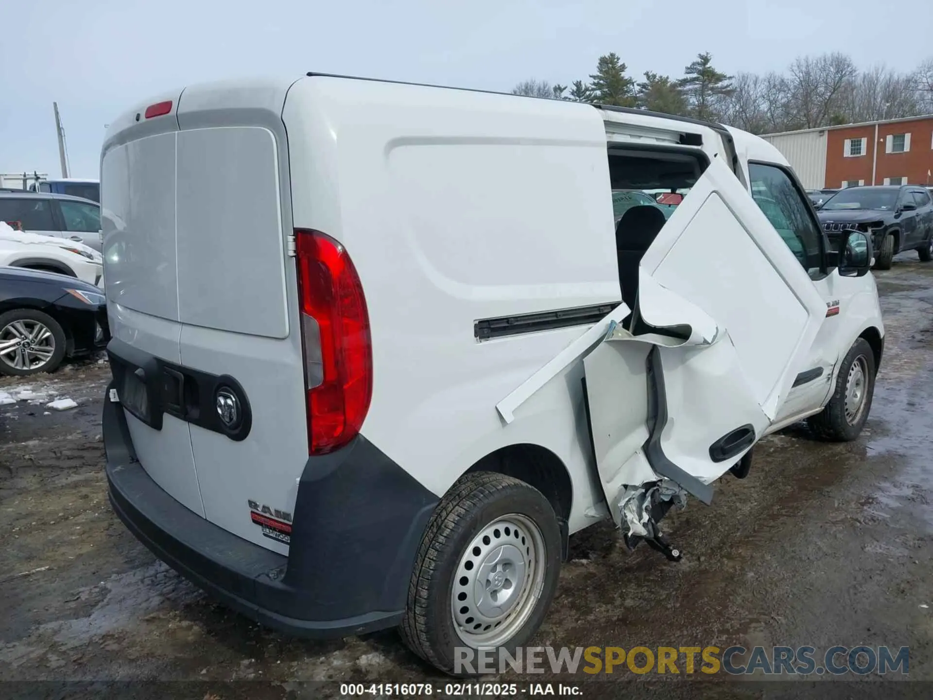 4 Photograph of a damaged car ZFBHRFAB0L6R67529 RAM PROMASTER CITY 2020