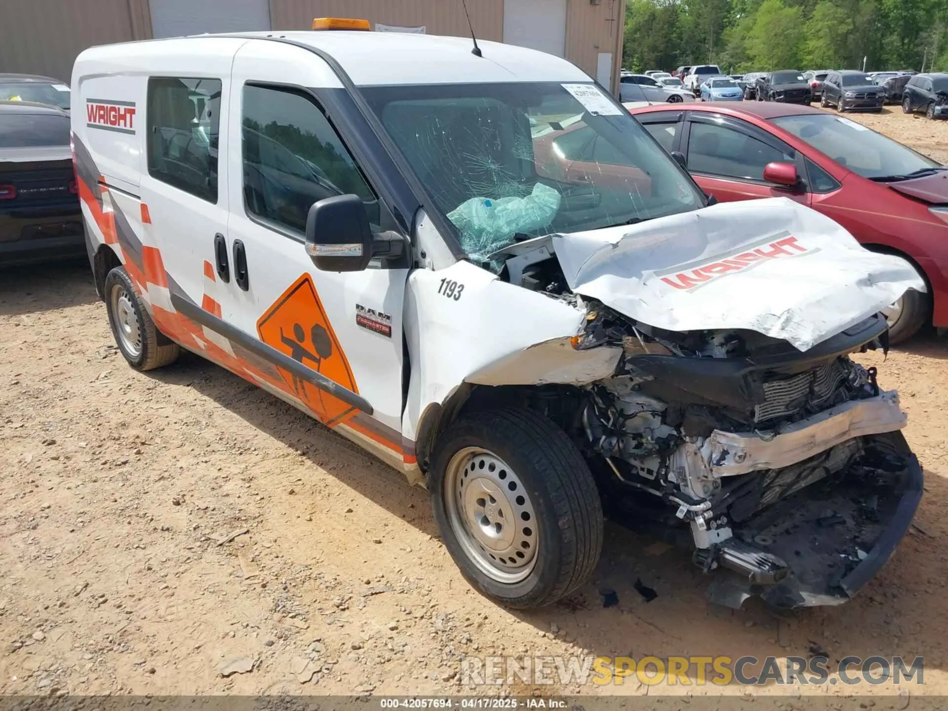 1 Фотография поврежденного автомобиля ZFBHRFAB0L6S47079 RAM PROMASTER CITY 2020