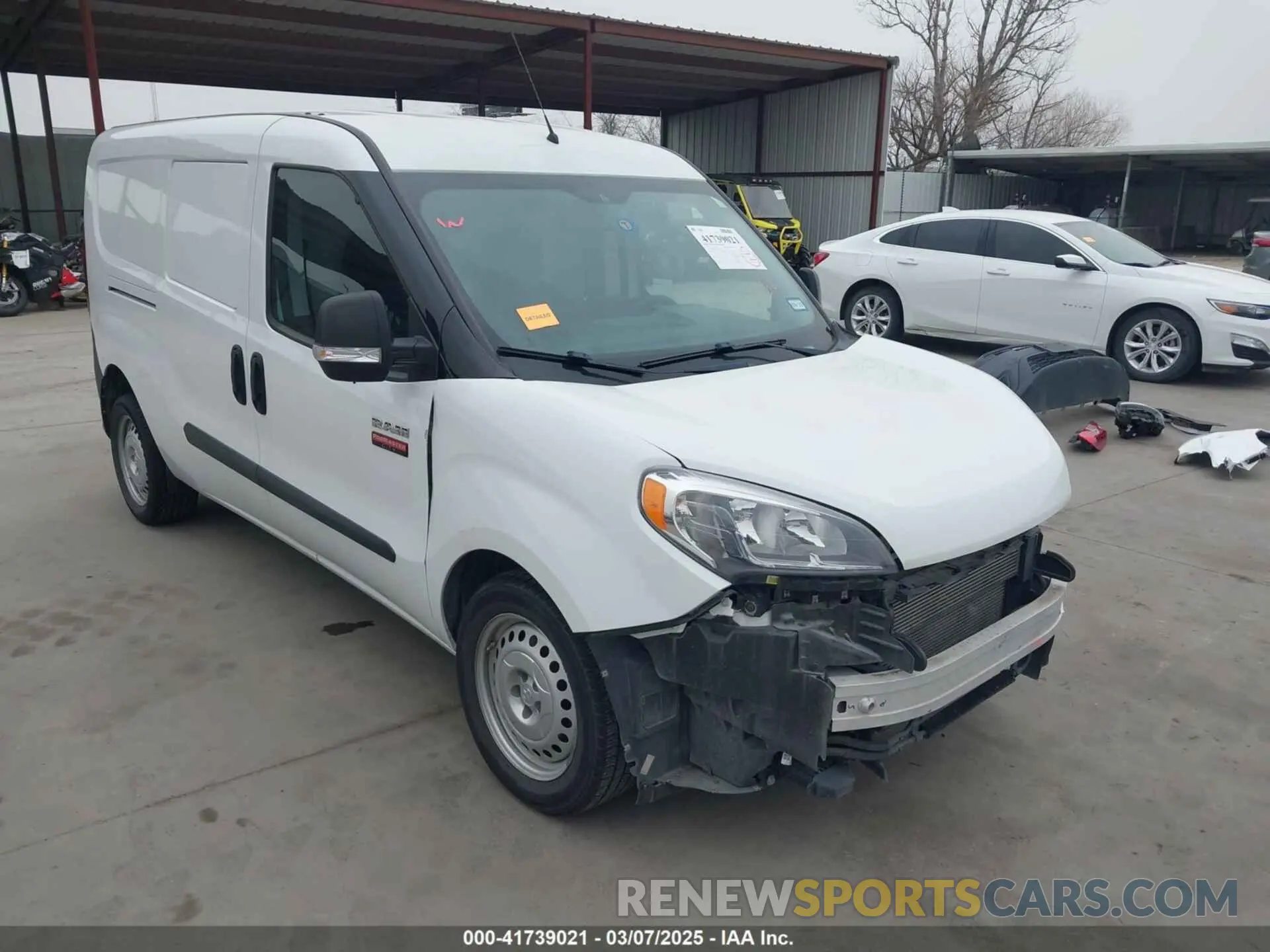 1 Photograph of a damaged car ZFBHRFAB2L6P38513 RAM PROMASTER CITY 2020