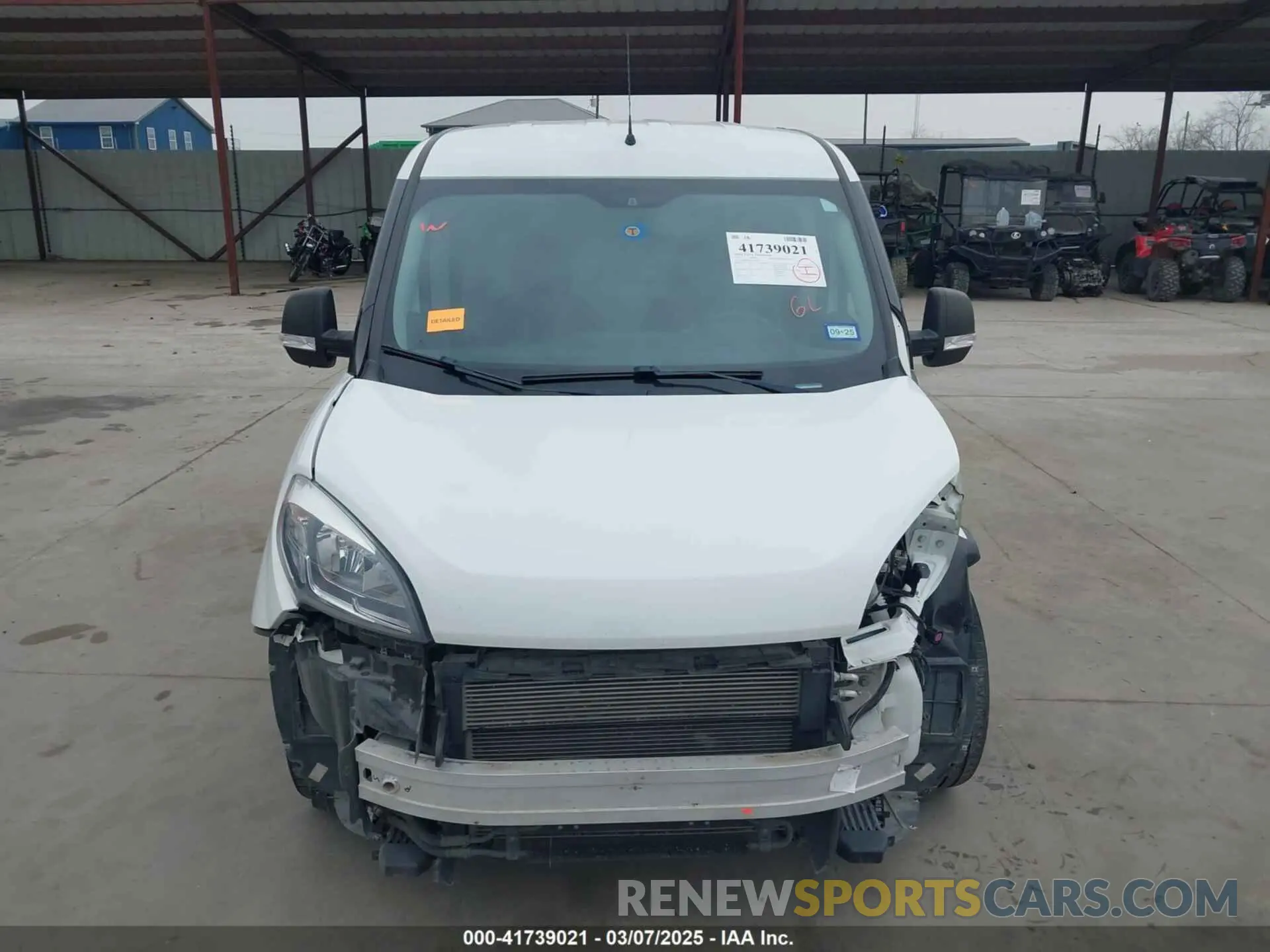 13 Photograph of a damaged car ZFBHRFAB2L6P38513 RAM PROMASTER CITY 2020