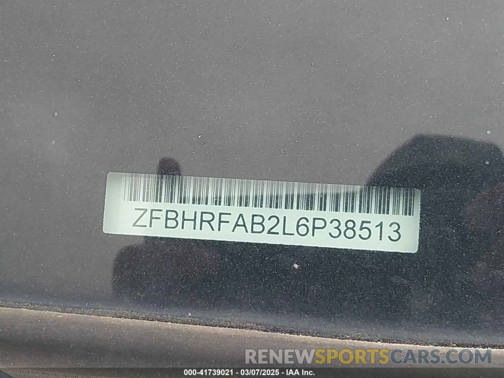 18 Photograph of a damaged car ZFBHRFAB2L6P38513 RAM PROMASTER CITY 2020