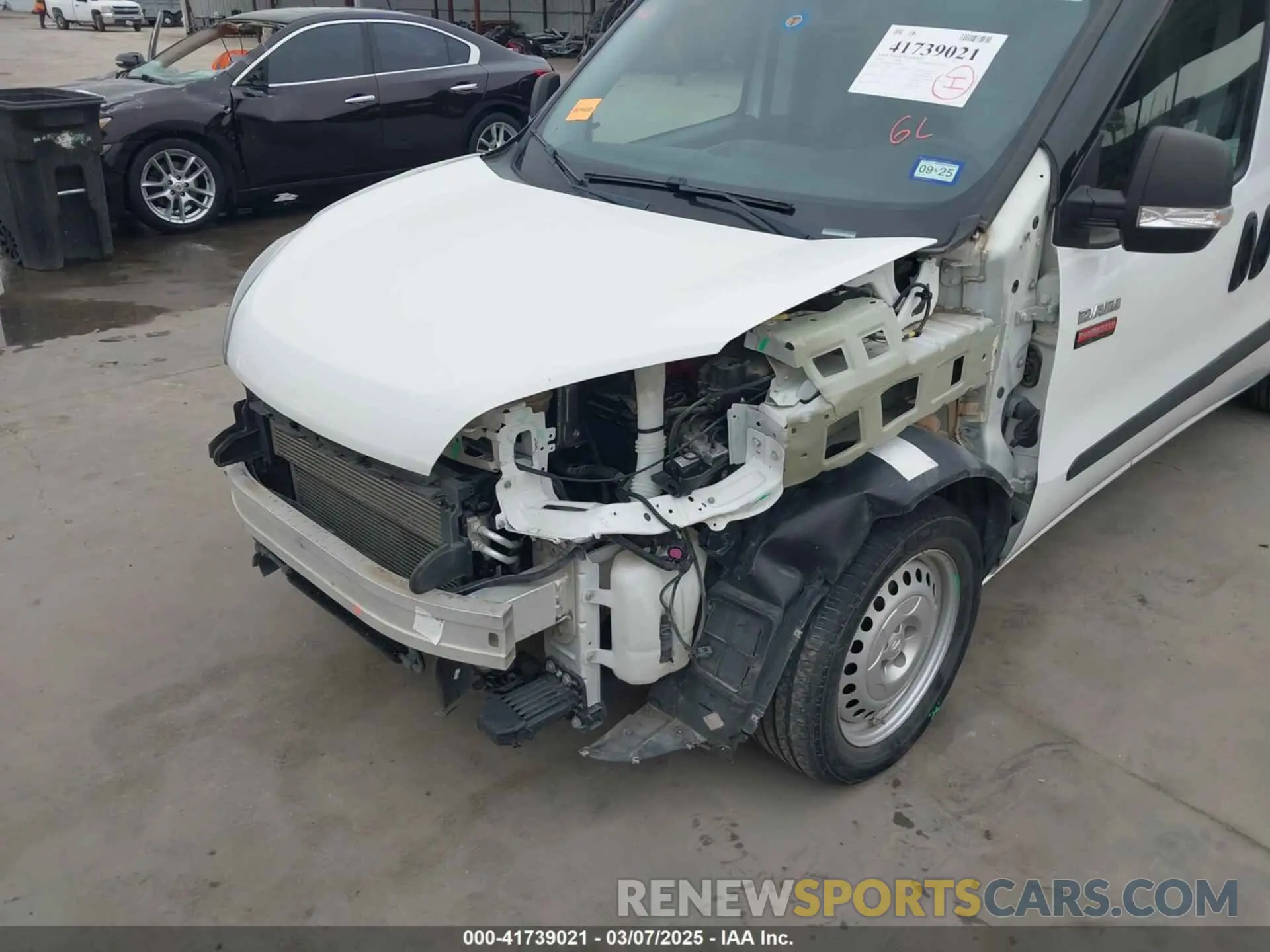 6 Photograph of a damaged car ZFBHRFAB2L6P38513 RAM PROMASTER CITY 2020