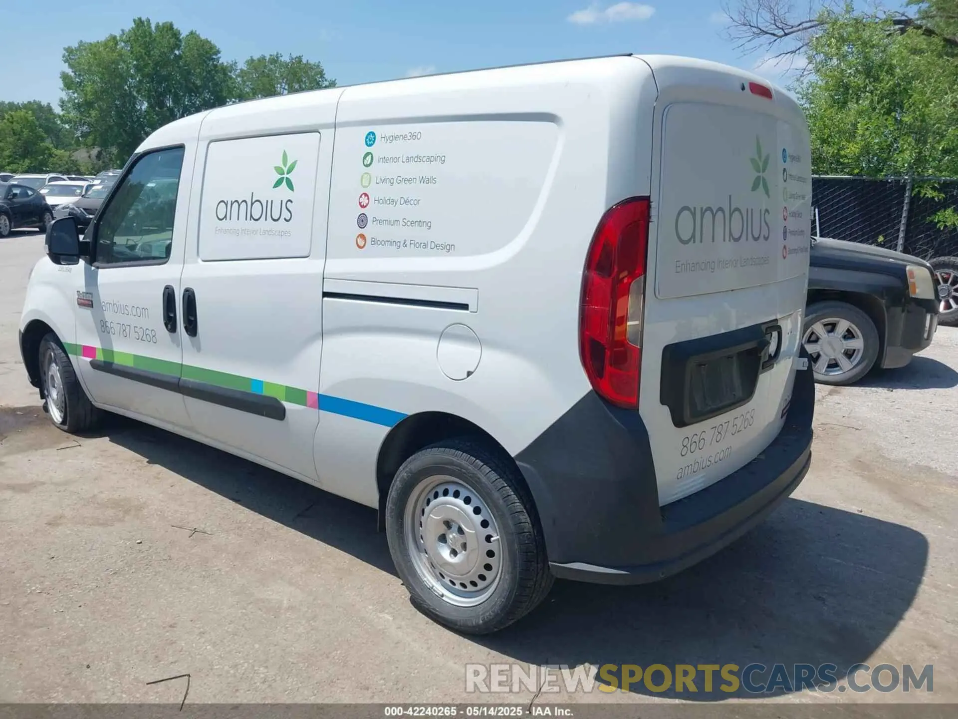 3 Photograph of a damaged car ZFBHRFAB0M6S72663 RAM PROMASTER CITY 2021