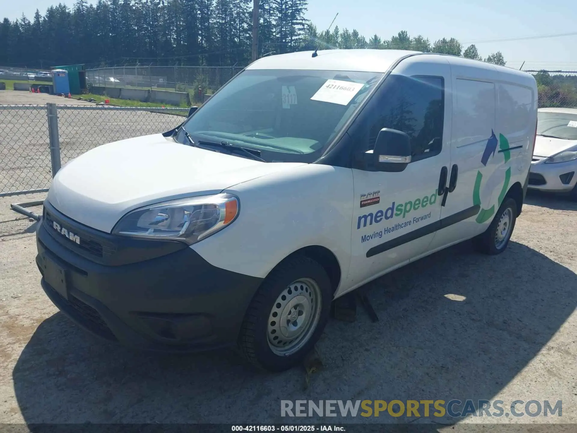 2 Фотография поврежденного автомобиля ZFBHRFAB1M6T52540 RAM PROMASTER CITY 2021