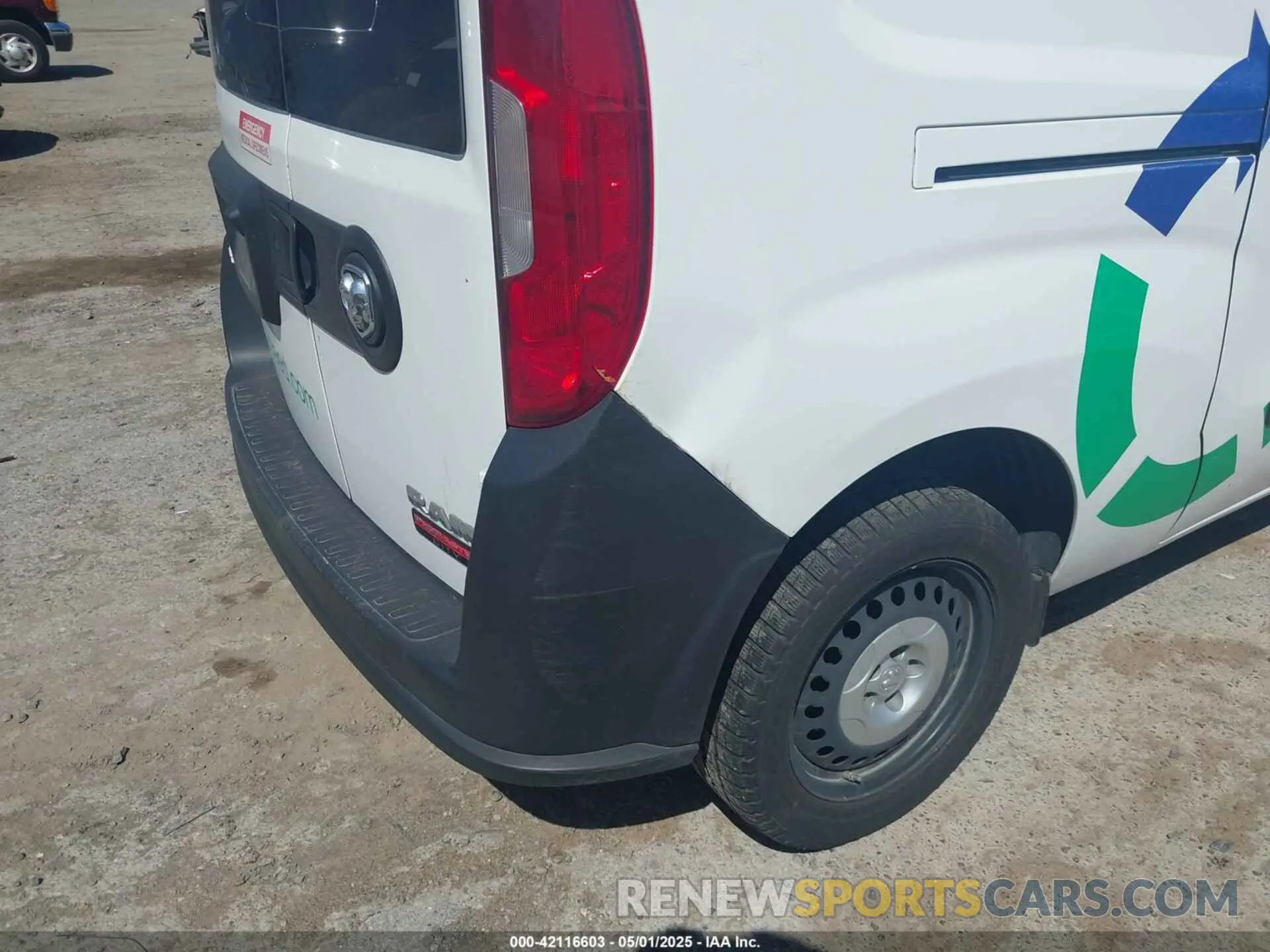 6 Фотография поврежденного автомобиля ZFBHRFAB1M6T52540 RAM PROMASTER CITY 2021