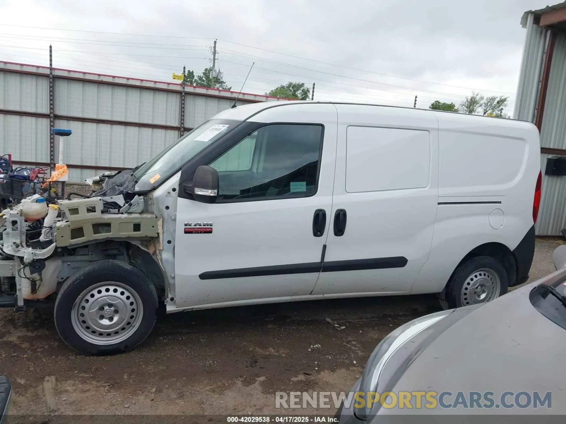 15 Photograph of a damaged car ZFBHRFAB3M6U42126 RAM PROMASTER CITY 2021