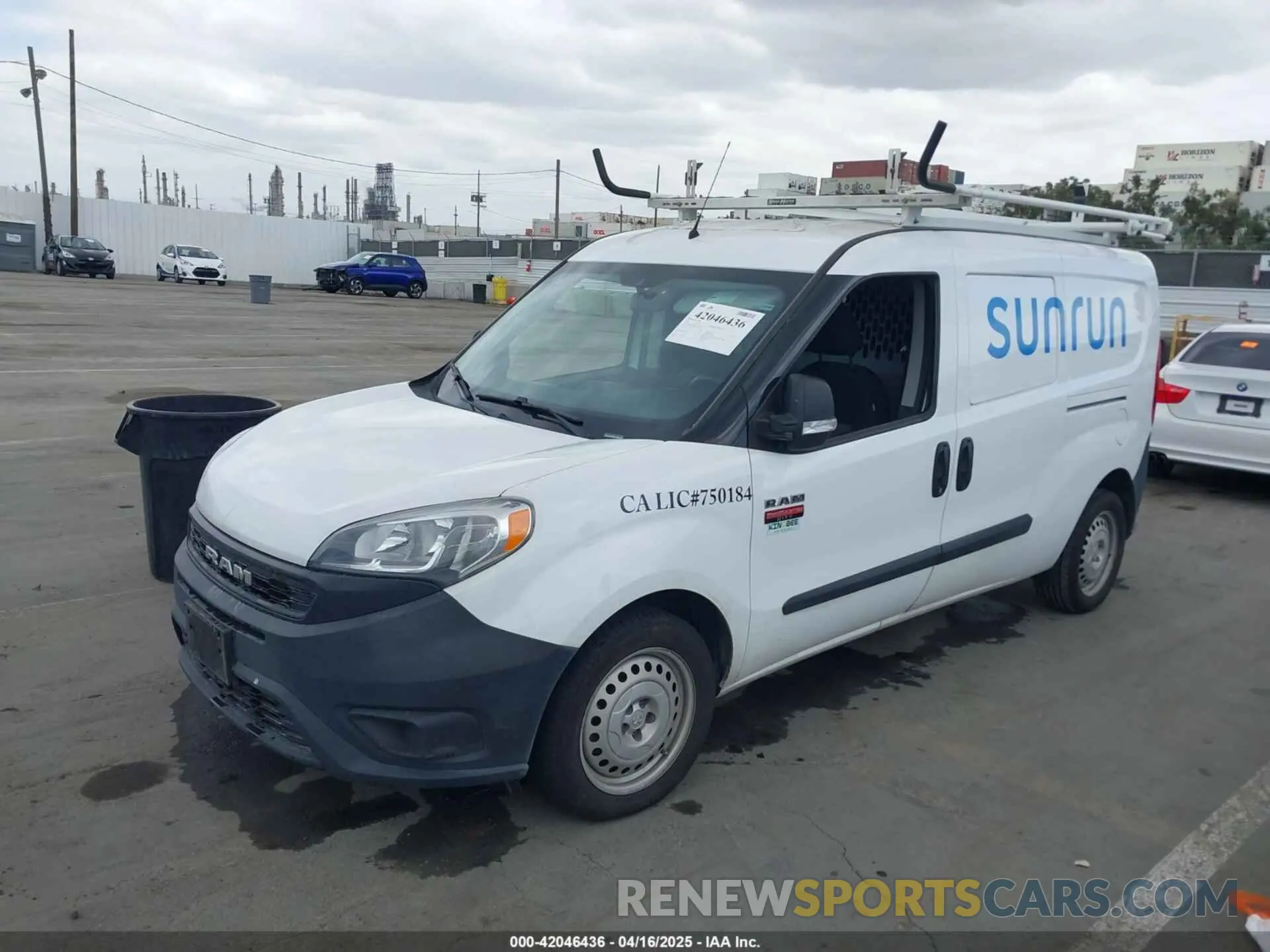 2 Photograph of a damaged car ZFBHRFAB5M6U55069 RAM PROMASTER CITY 2021