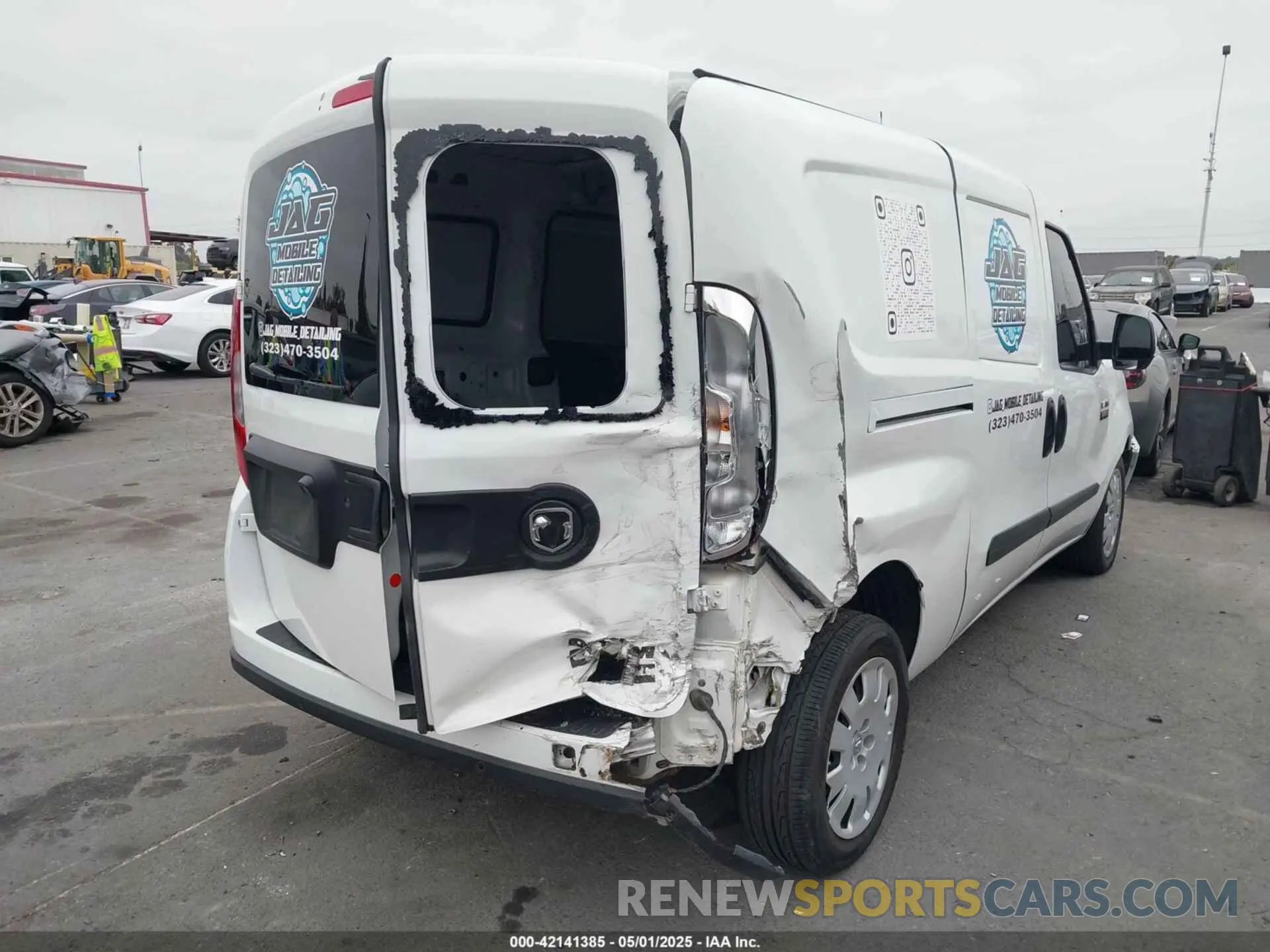 17 Photograph of a damaged car ZFBHRFBB0M6T89478 RAM PROMASTER CITY 2021