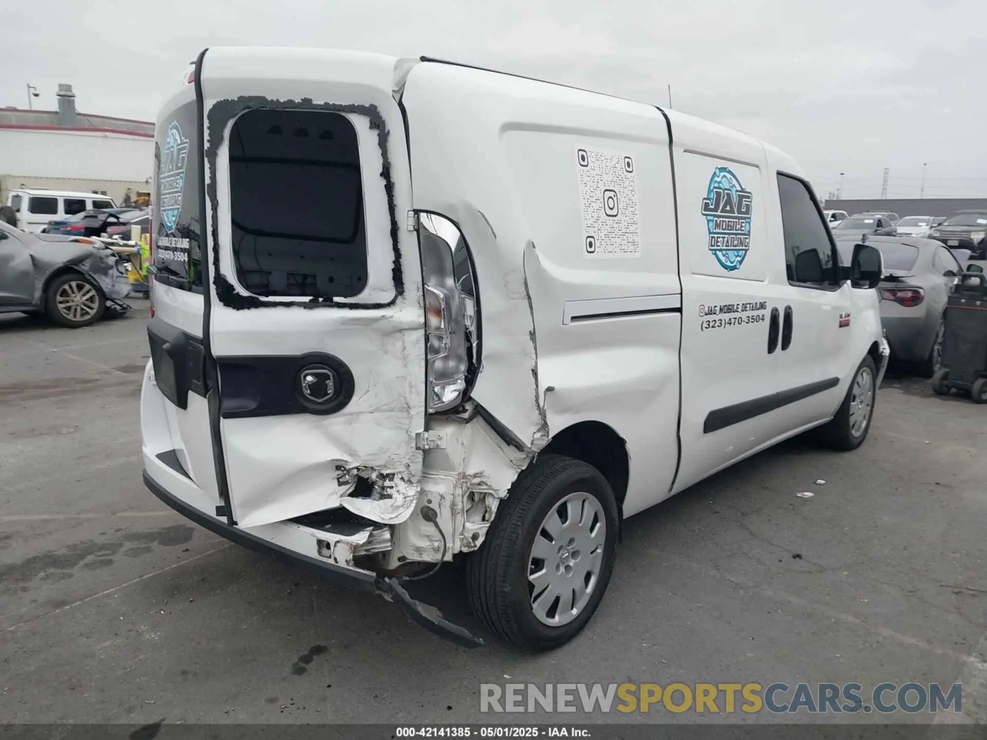 4 Photograph of a damaged car ZFBHRFBB0M6T89478 RAM PROMASTER CITY 2021