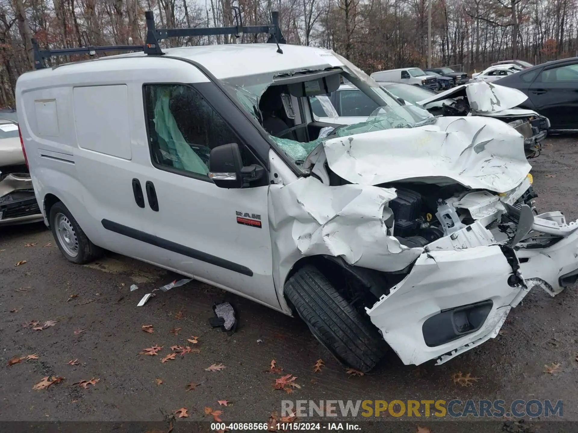 1 Photograph of a damaged car ZFB636VP4N6W08900 RAM PROMASTER CITY 2022