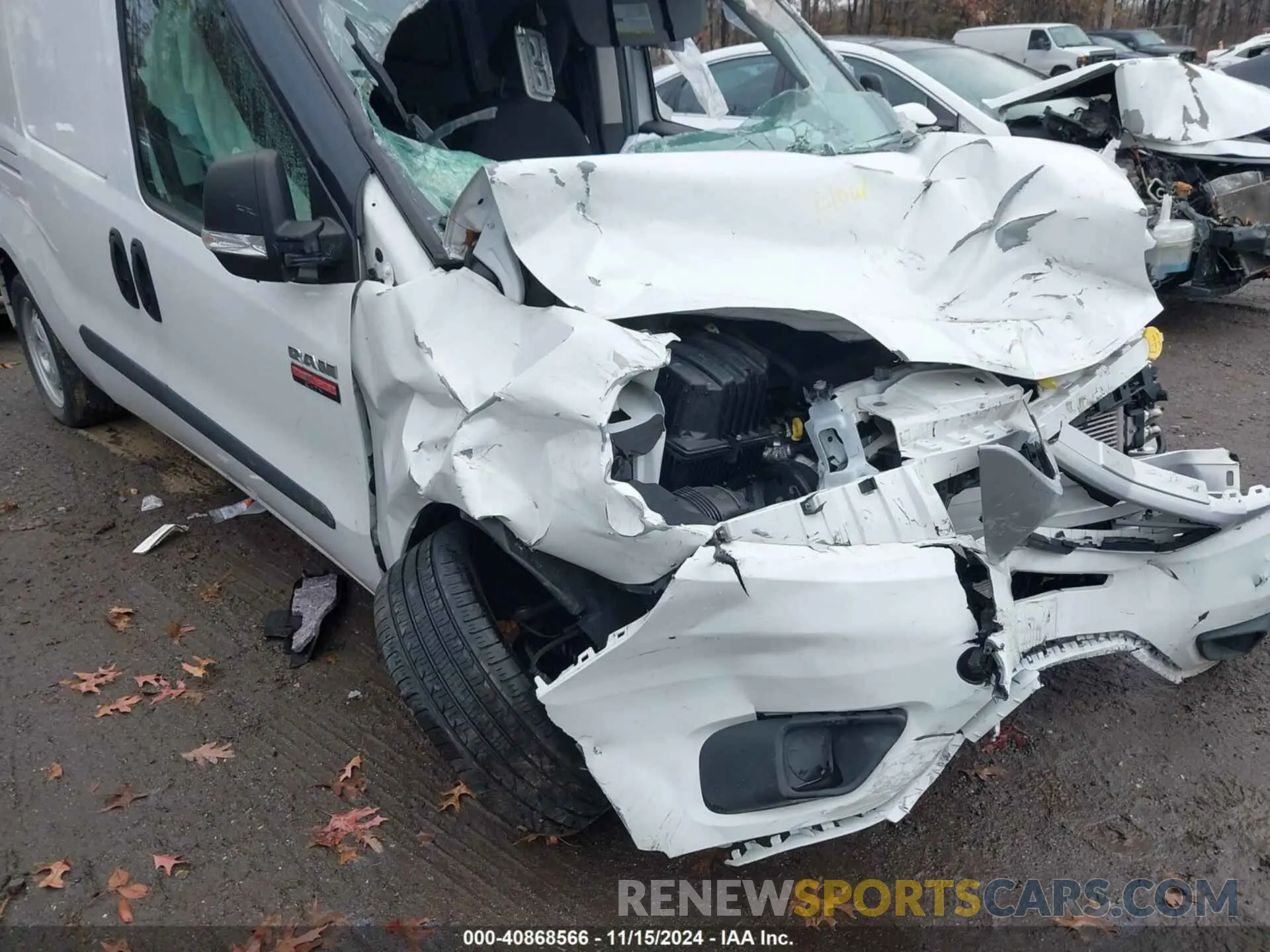 18 Photograph of a damaged car ZFB636VP4N6W08900 RAM PROMASTER CITY 2022
