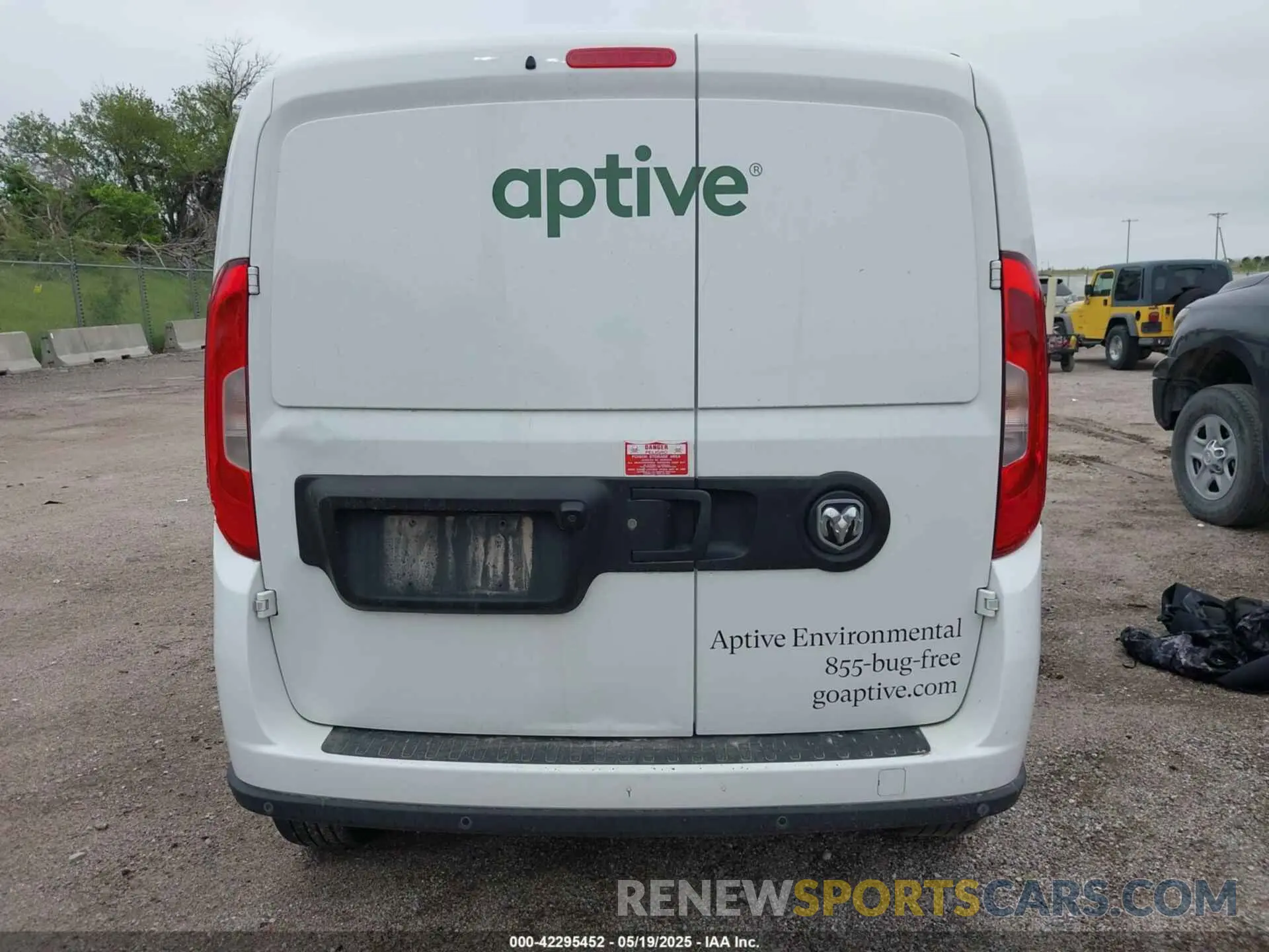 16 Photograph of a damaged car ZFB636VP9N6V97974 RAM PROMASTER CITY 2022