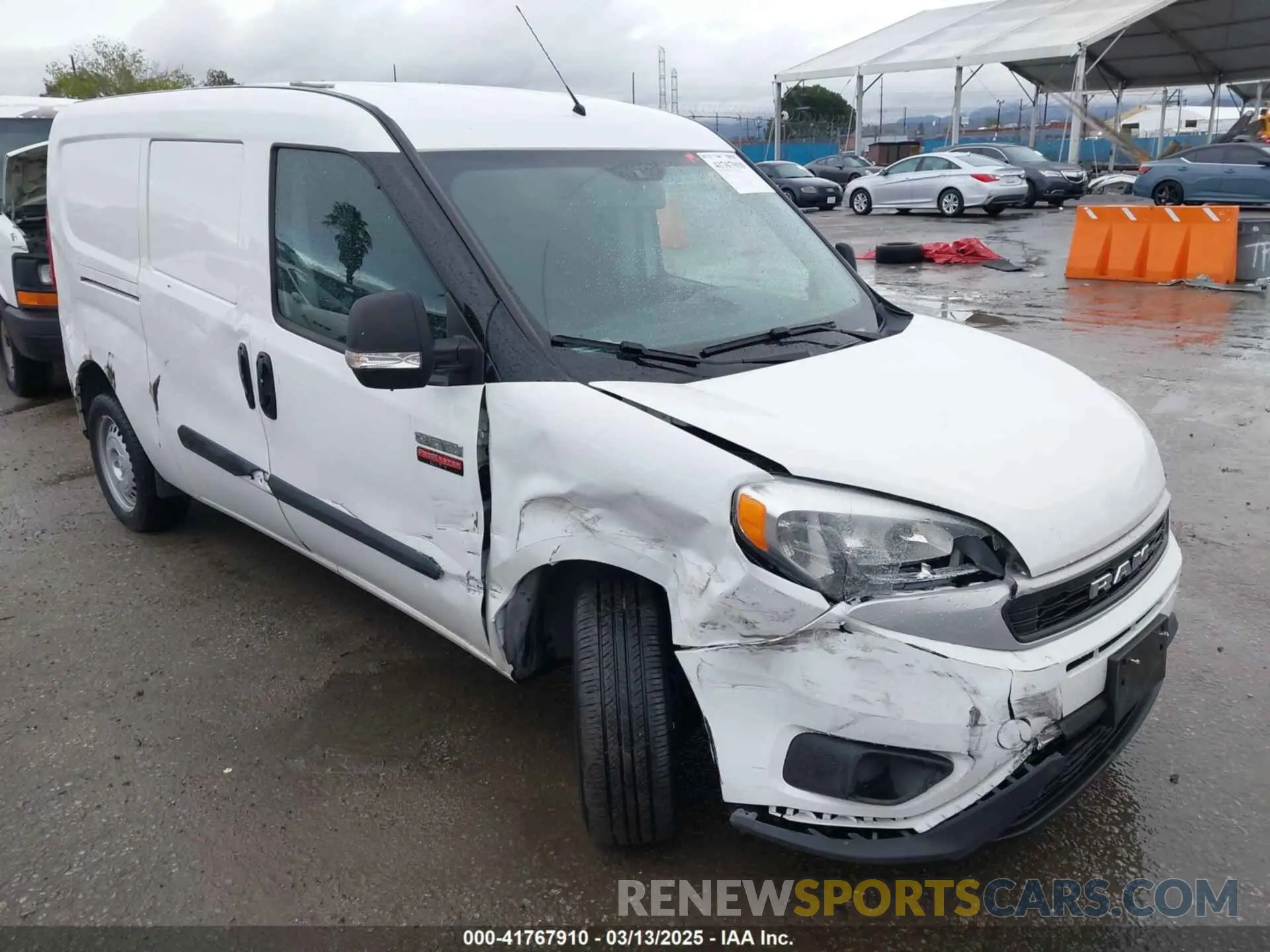 1 Фотография поврежденного автомобиля ZFBHRFAB0N6X08509 RAM PROMASTER CITY 2022