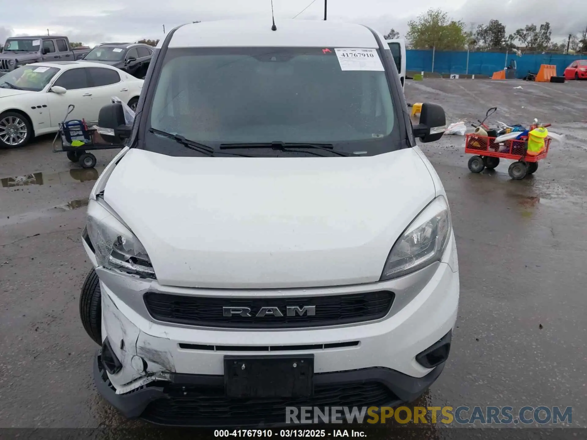 12 Фотография поврежденного автомобиля ZFBHRFAB0N6X08509 RAM PROMASTER CITY 2022