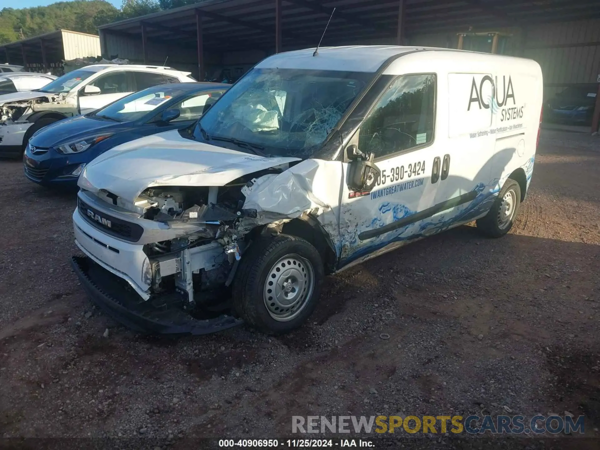 2 Photograph of a damaged car ZFBHRFAB2N6W78218 RAM PROMASTER CITY 2022