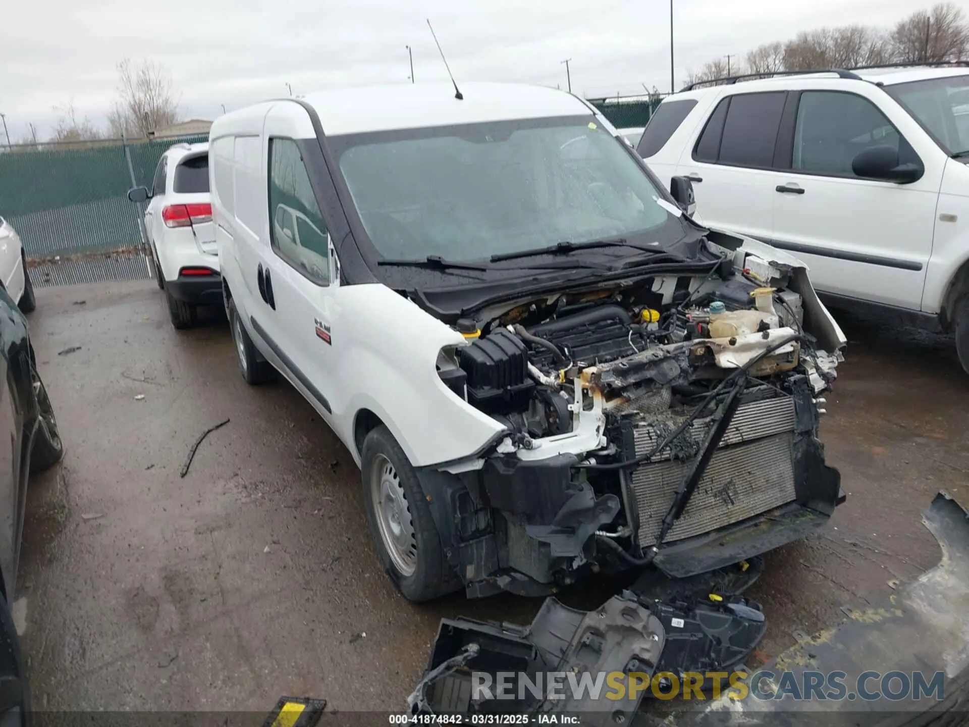 1 Photograph of a damaged car ZFBHRFAB2N6Y57410 RAM PROMASTER CITY 2022