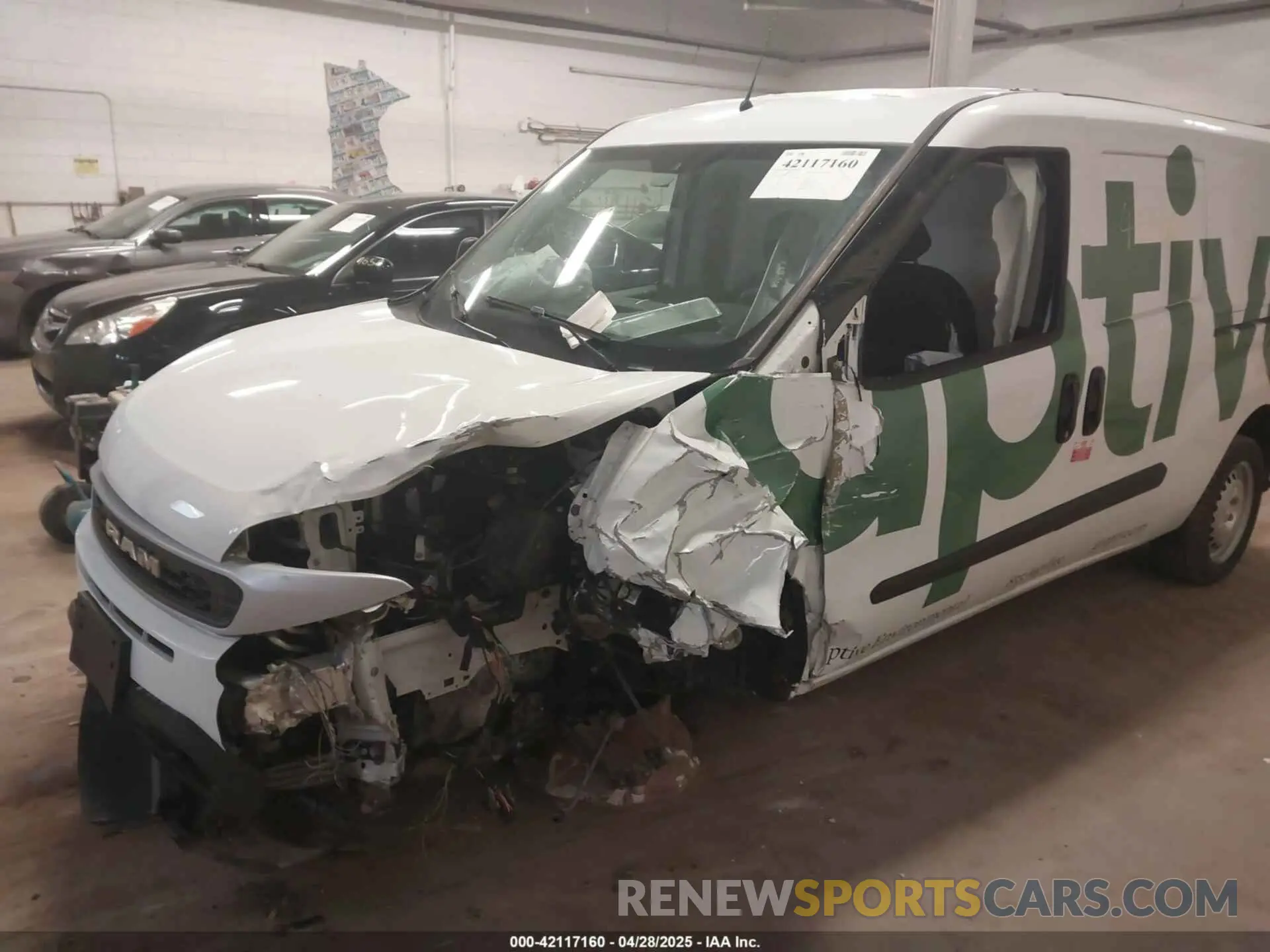 6 Photograph of a damaged car ZFBHRFAB3N6W17671 RAM PROMASTER CITY 2022