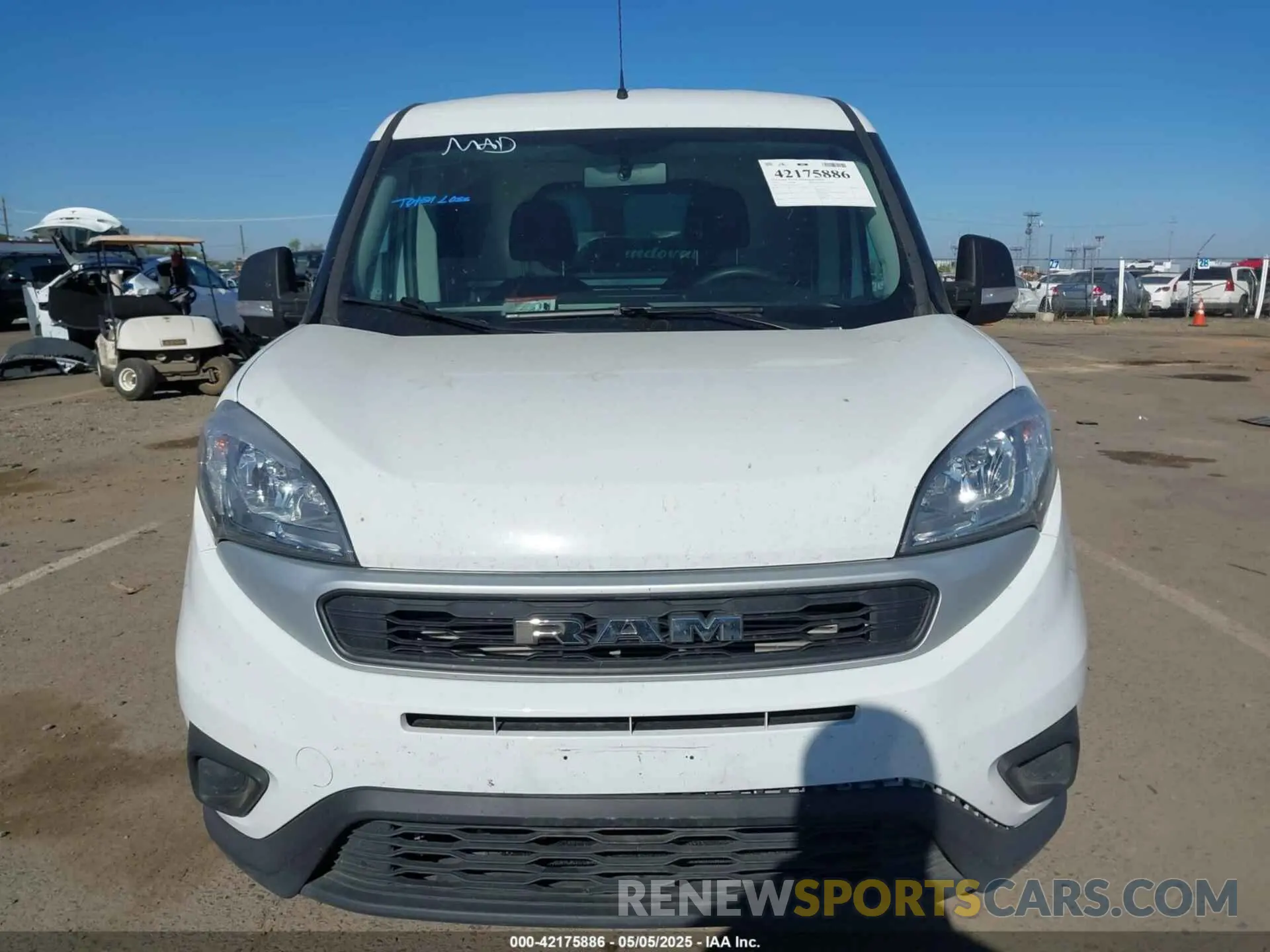 12 Фотография поврежденного автомобиля ZFBHRFAB3N6W35491 RAM PROMASTER CITY 2022