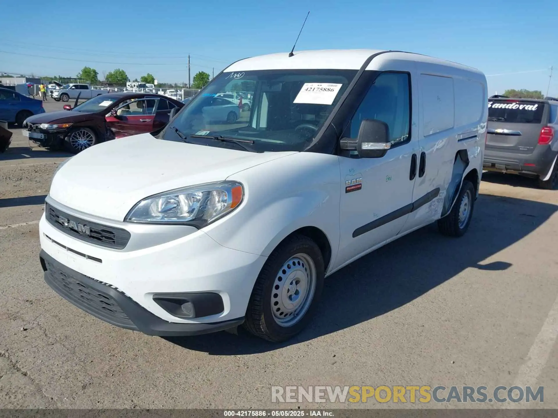 2 Фотография поврежденного автомобиля ZFBHRFAB3N6W35491 RAM PROMASTER CITY 2022