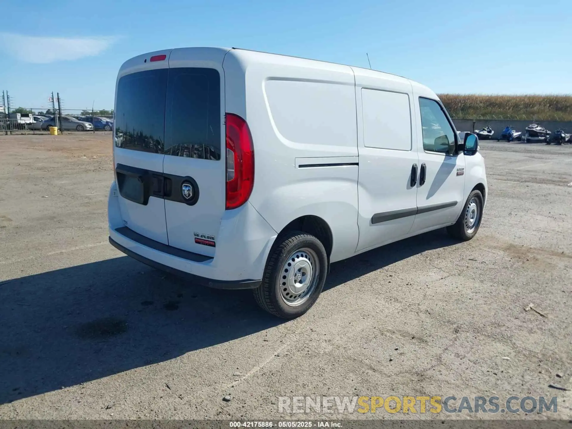 4 Фотография поврежденного автомобиля ZFBHRFAB3N6W35491 RAM PROMASTER CITY 2022