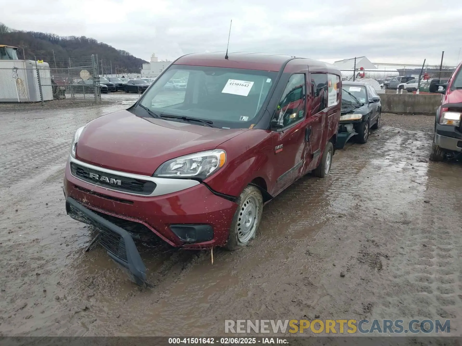 2 Фотография поврежденного автомобиля ZFBHRFAB5N6Y05589 RAM PROMASTER CITY 2022
