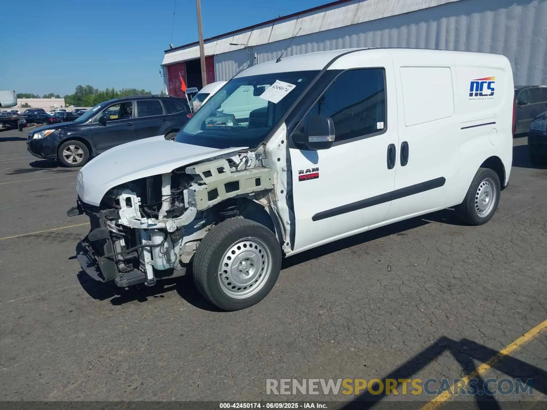 2 Фотография поврежденного автомобиля ZFBHRFAB6N6X28389 RAM PROMASTER CITY 2022