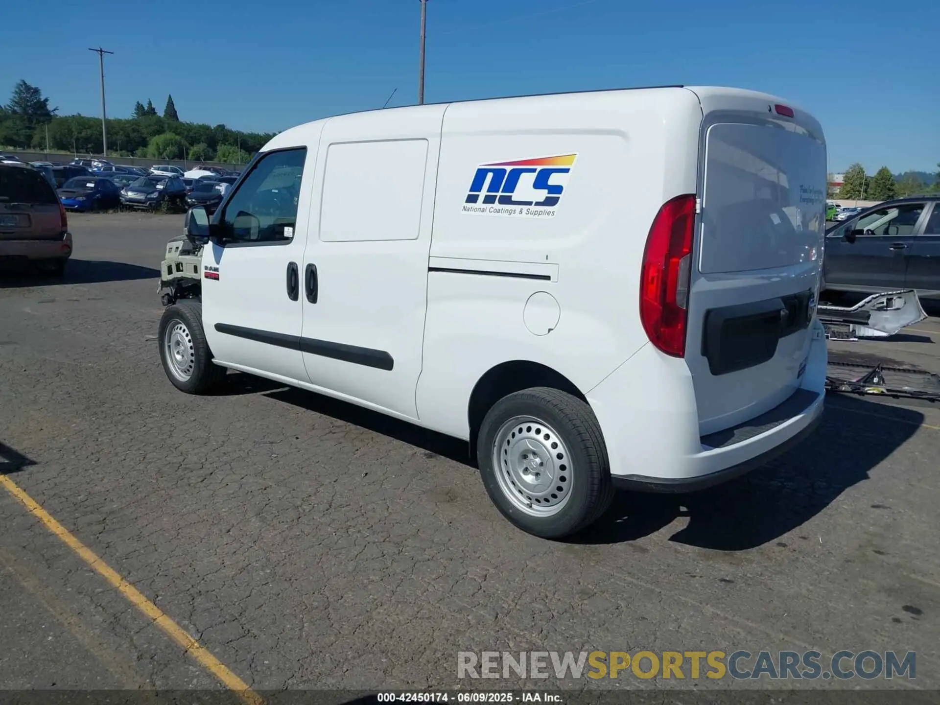 3 Фотография поврежденного автомобиля ZFBHRFAB6N6X28389 RAM PROMASTER CITY 2022