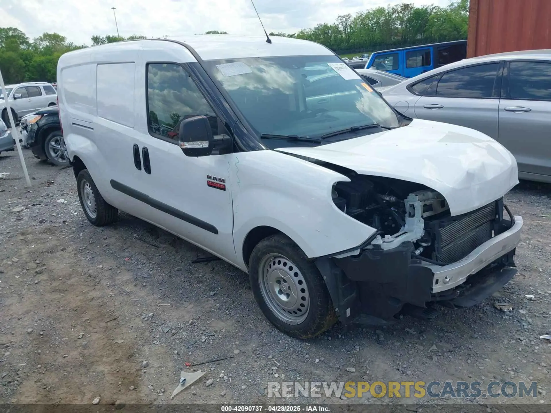 1 Photograph of a damaged car ZFBHRFAB6N6Y08467 RAM PROMASTER CITY 2022