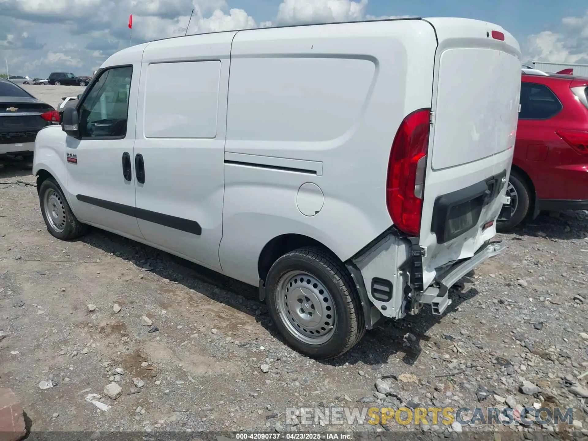 3 Photograph of a damaged car ZFBHRFAB6N6Y08467 RAM PROMASTER CITY 2022