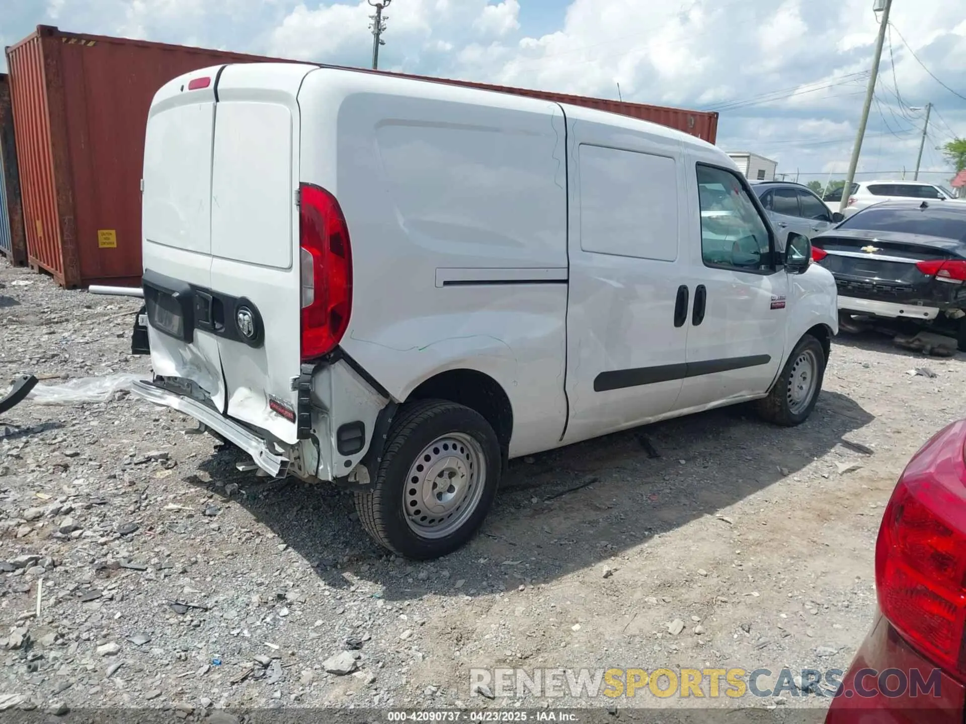 4 Photograph of a damaged car ZFBHRFAB6N6Y08467 RAM PROMASTER CITY 2022