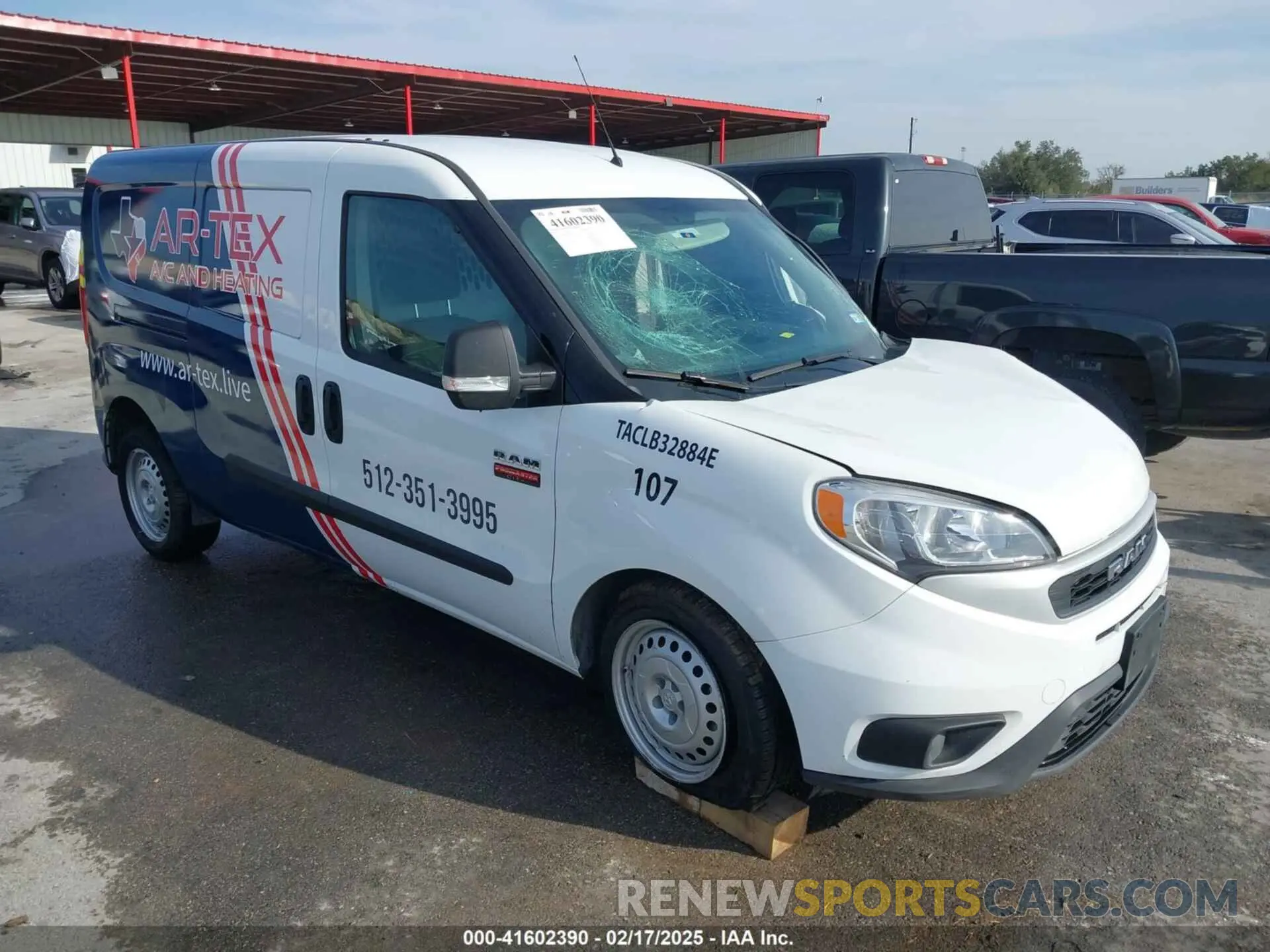 1 Photograph of a damaged car ZFBHRFAB7N6X91288 RAM PROMASTER CITY 2022
