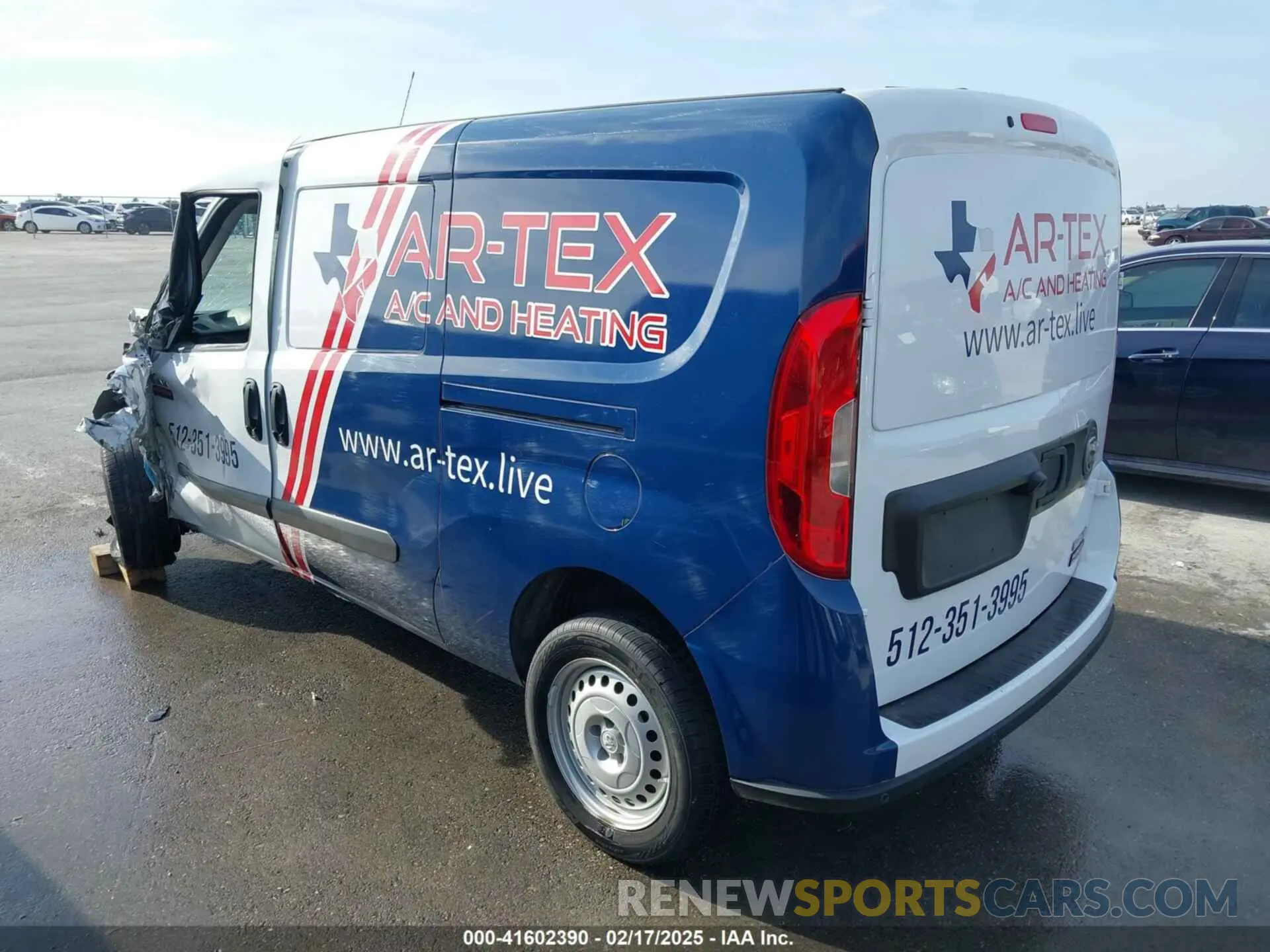 3 Photograph of a damaged car ZFBHRFAB7N6X91288 RAM PROMASTER CITY 2022