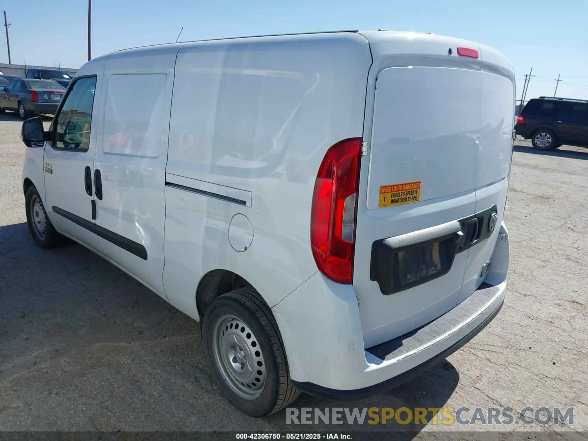 3 Фотография поврежденного автомобиля ZFBHRFAB7N6Y29442 RAM PROMASTER CITY 2022