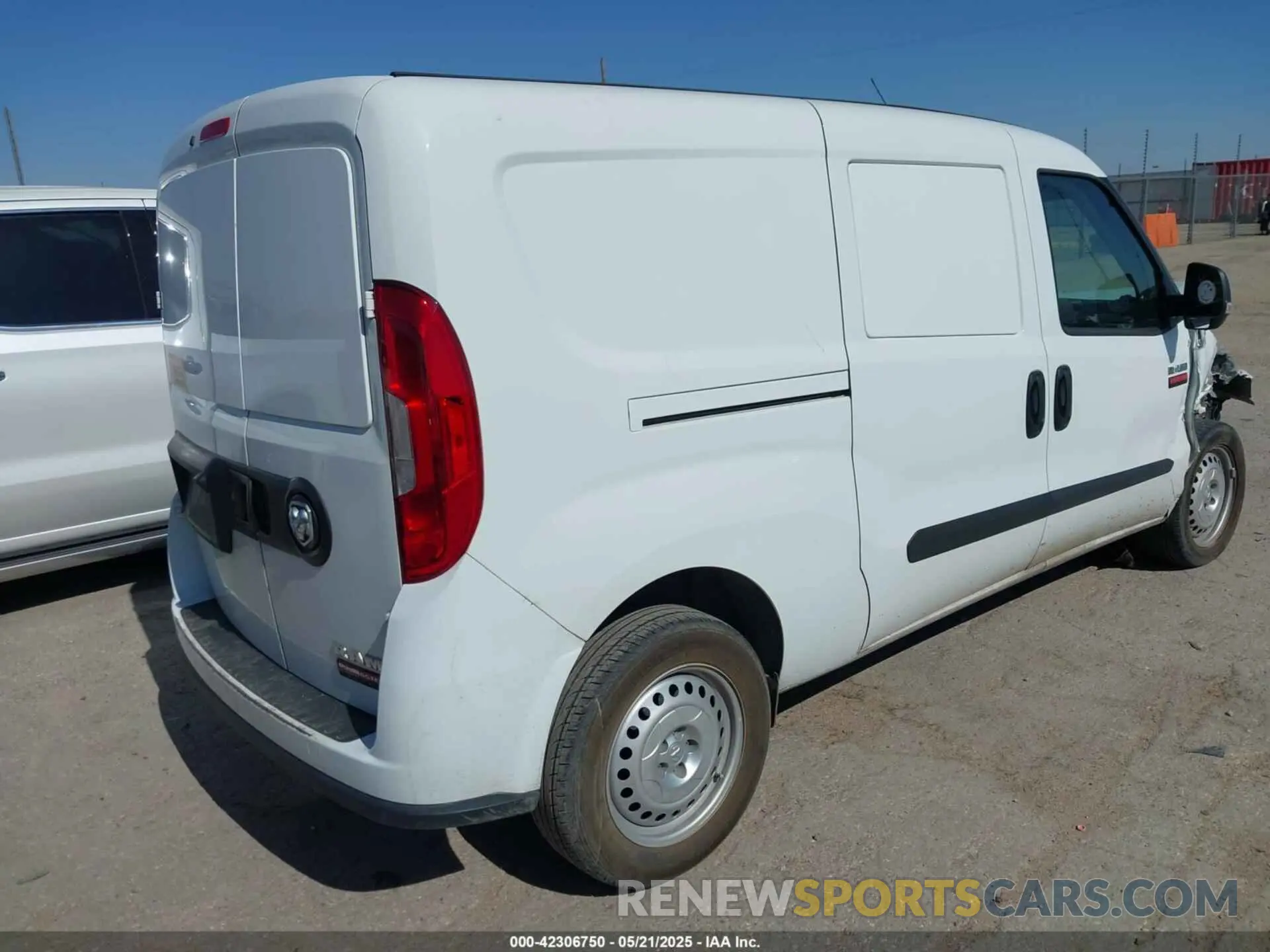 4 Фотография поврежденного автомобиля ZFBHRFAB7N6Y29442 RAM PROMASTER CITY 2022