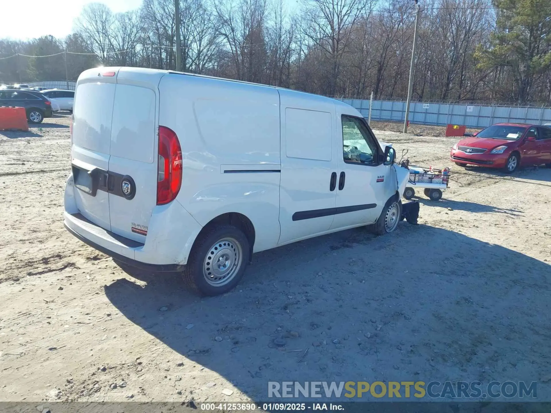 4 Фотография поврежденного автомобиля ZFBHRFAB8N6Y72512 RAM PROMASTER CITY 2022