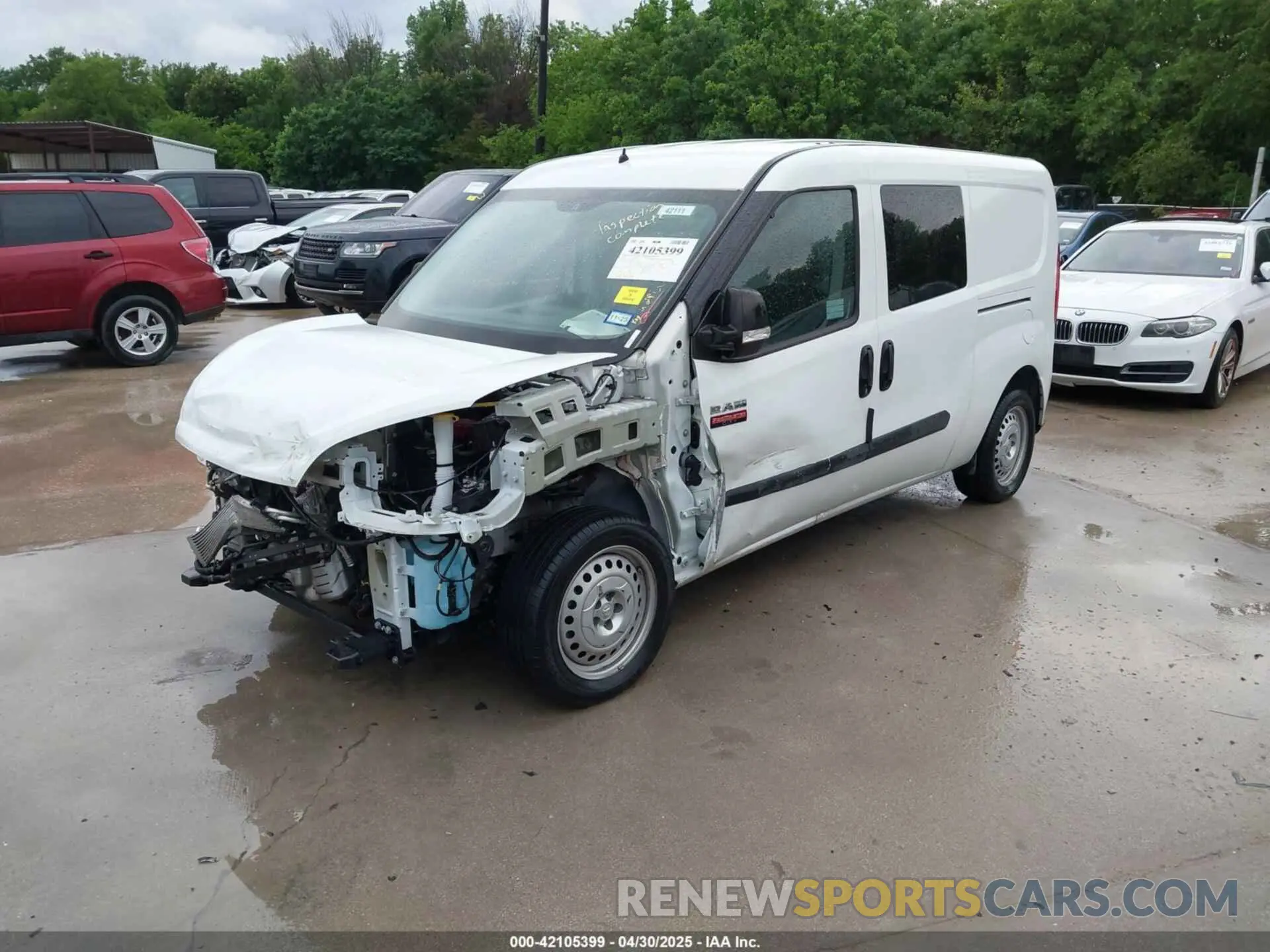 2 Photograph of a damaged car ZFBHRFAB9N6Y61258 RAM PROMASTER CITY 2022