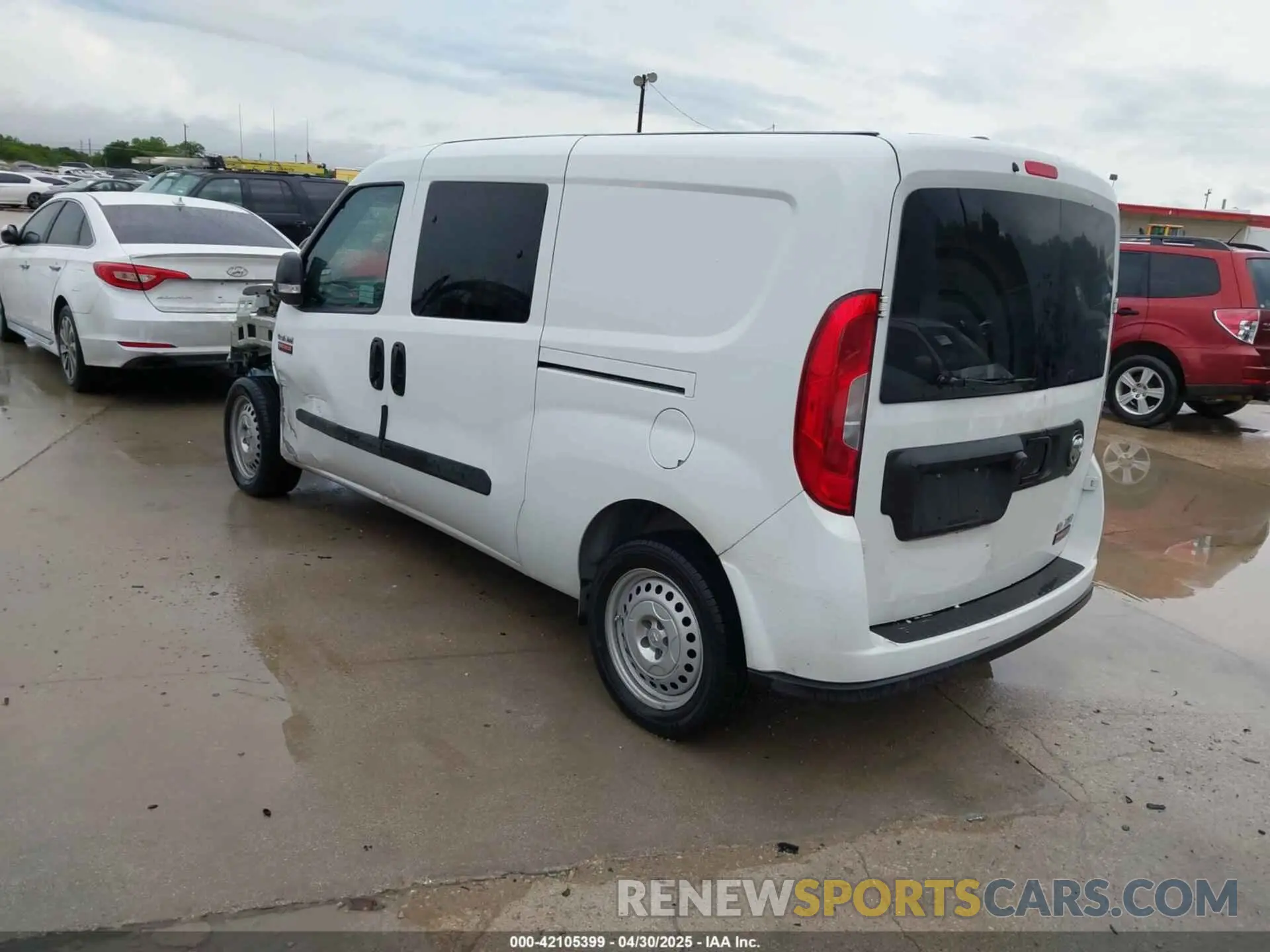 3 Photograph of a damaged car ZFBHRFAB9N6Y61258 RAM PROMASTER CITY 2022