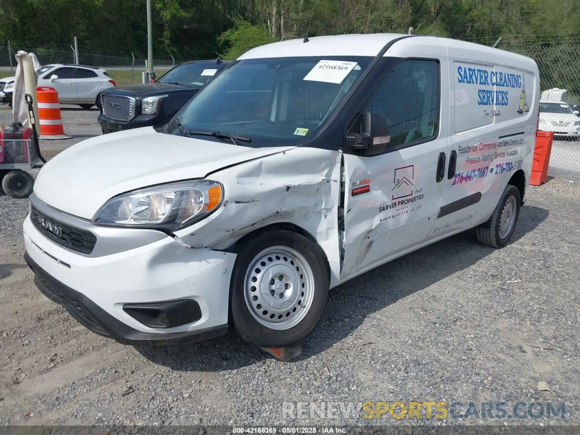 2 Photograph of a damaged car ZFBHRFABXN6X98994 RAM PROMASTER CITY 2022
