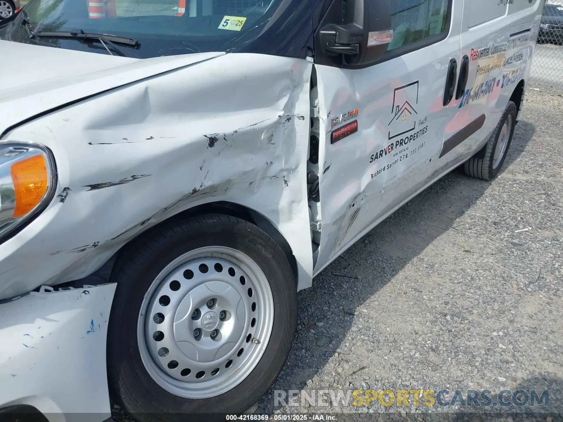 6 Photograph of a damaged car ZFBHRFABXN6X98994 RAM PROMASTER CITY 2022