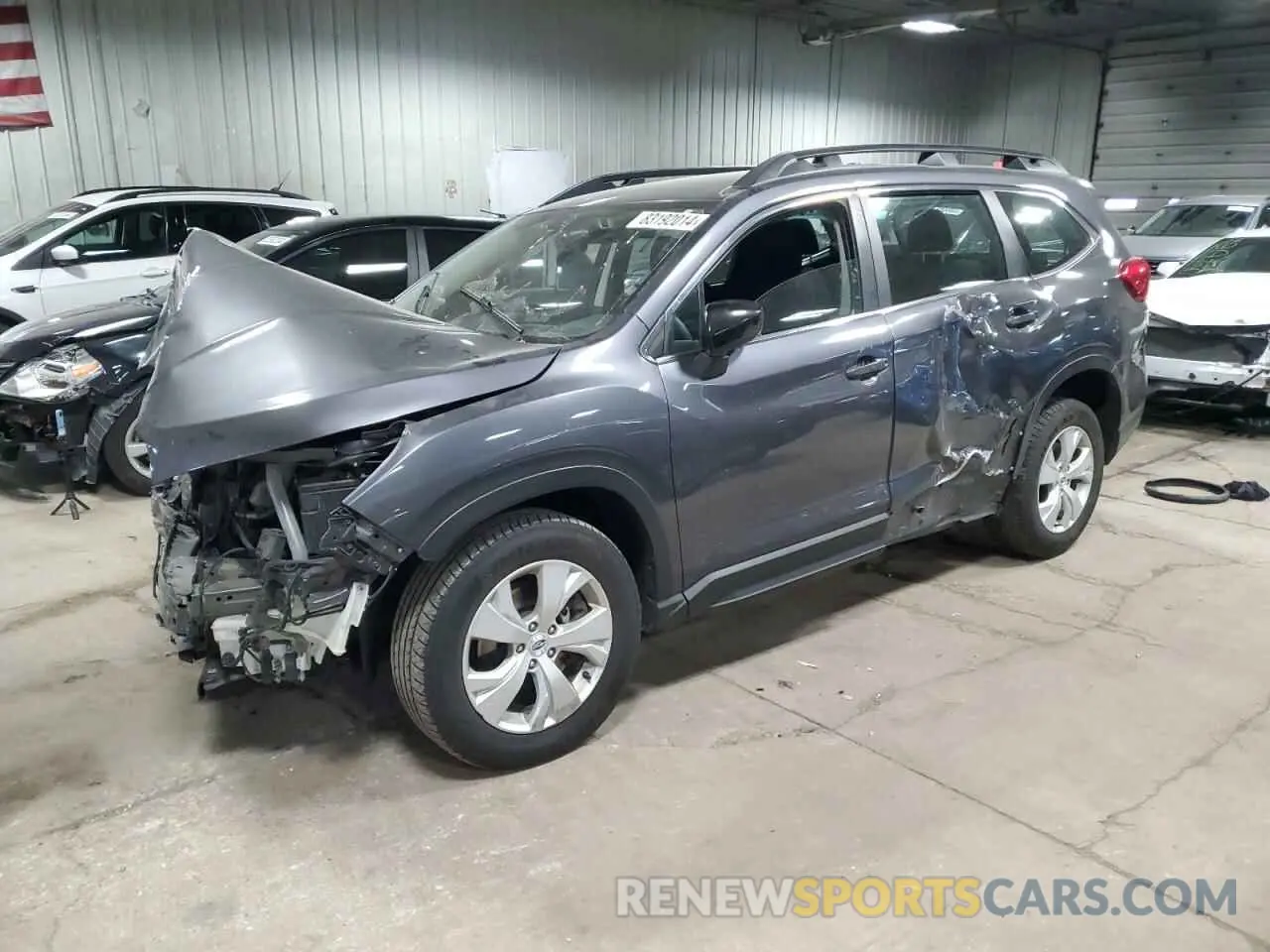 1 Photograph of a damaged car 4S4WMAAD4K3423845 SUBARU ASCENT 2019
