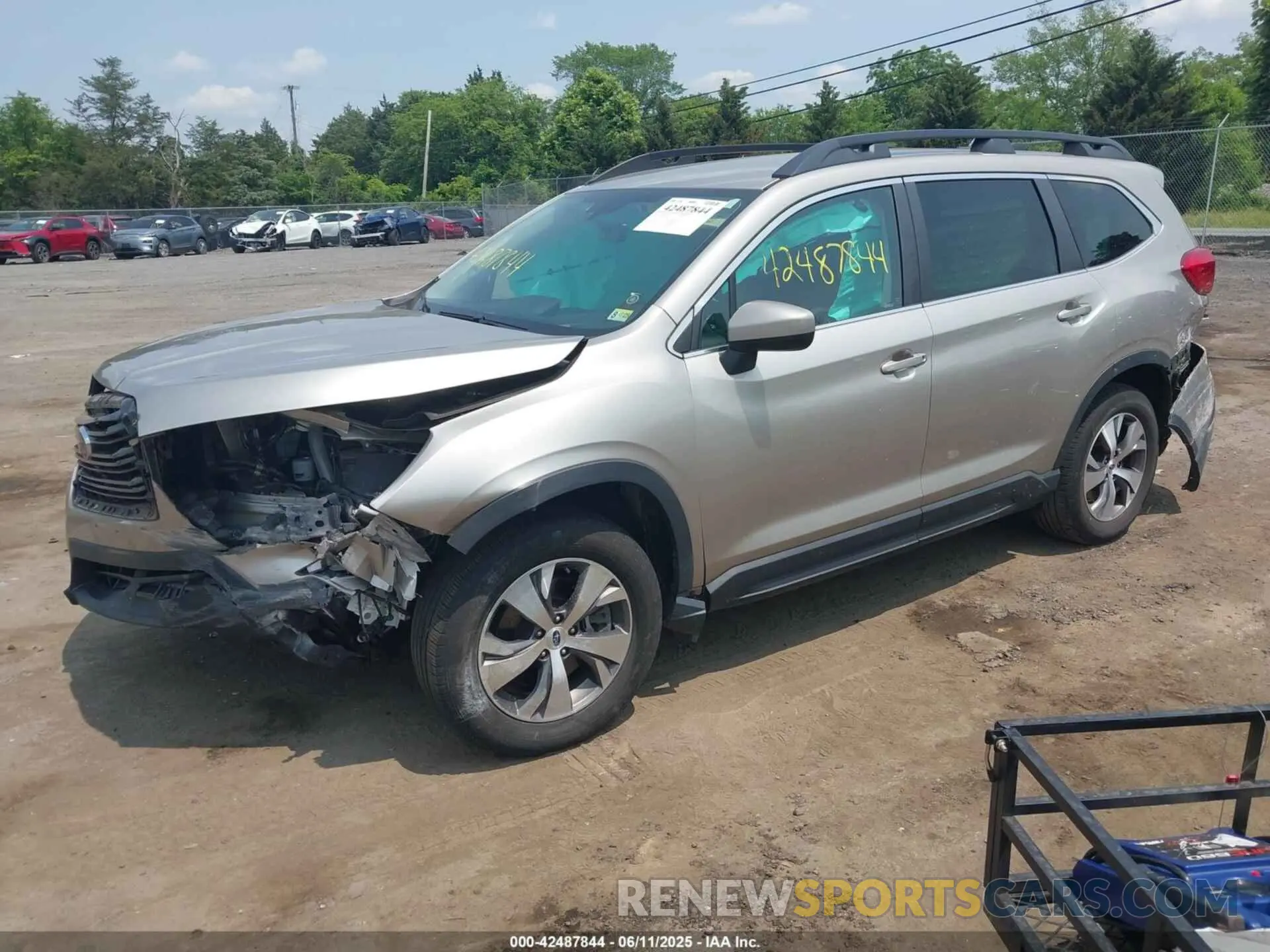 2 Photograph of a damaged car 4S4WMACDXK3449752 SUBARU ASCENT 2019