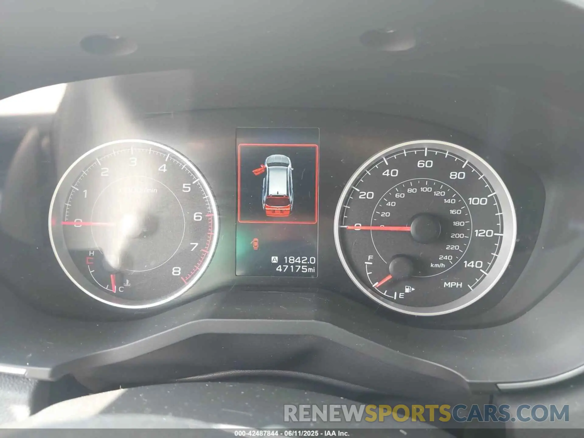 7 Photograph of a damaged car 4S4WMACDXK3449752 SUBARU ASCENT 2019