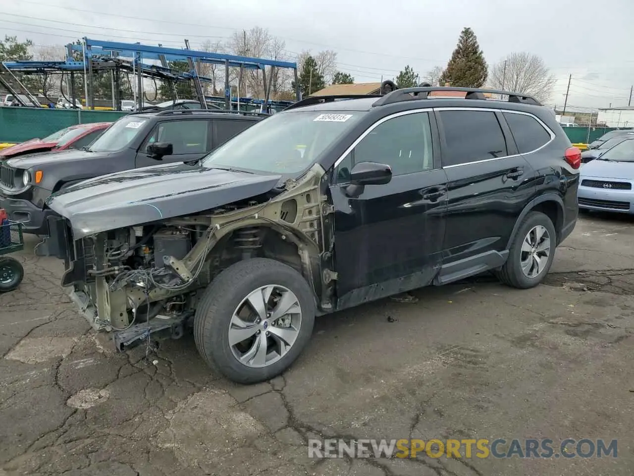 1 Photograph of a damaged car 4S4WMAFD5K3457558 SUBARU ASCENT 2019