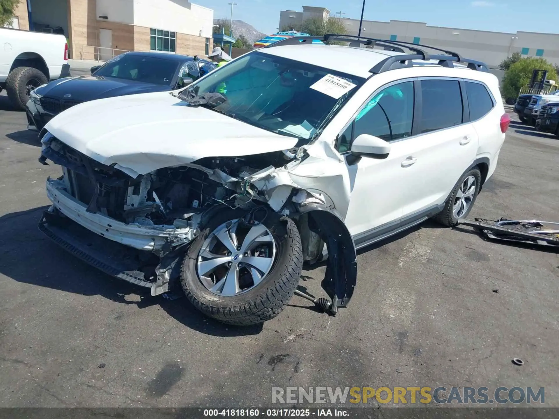 2 Photograph of a damaged car 4S4WMAFDXK3453733 SUBARU ASCENT 2019