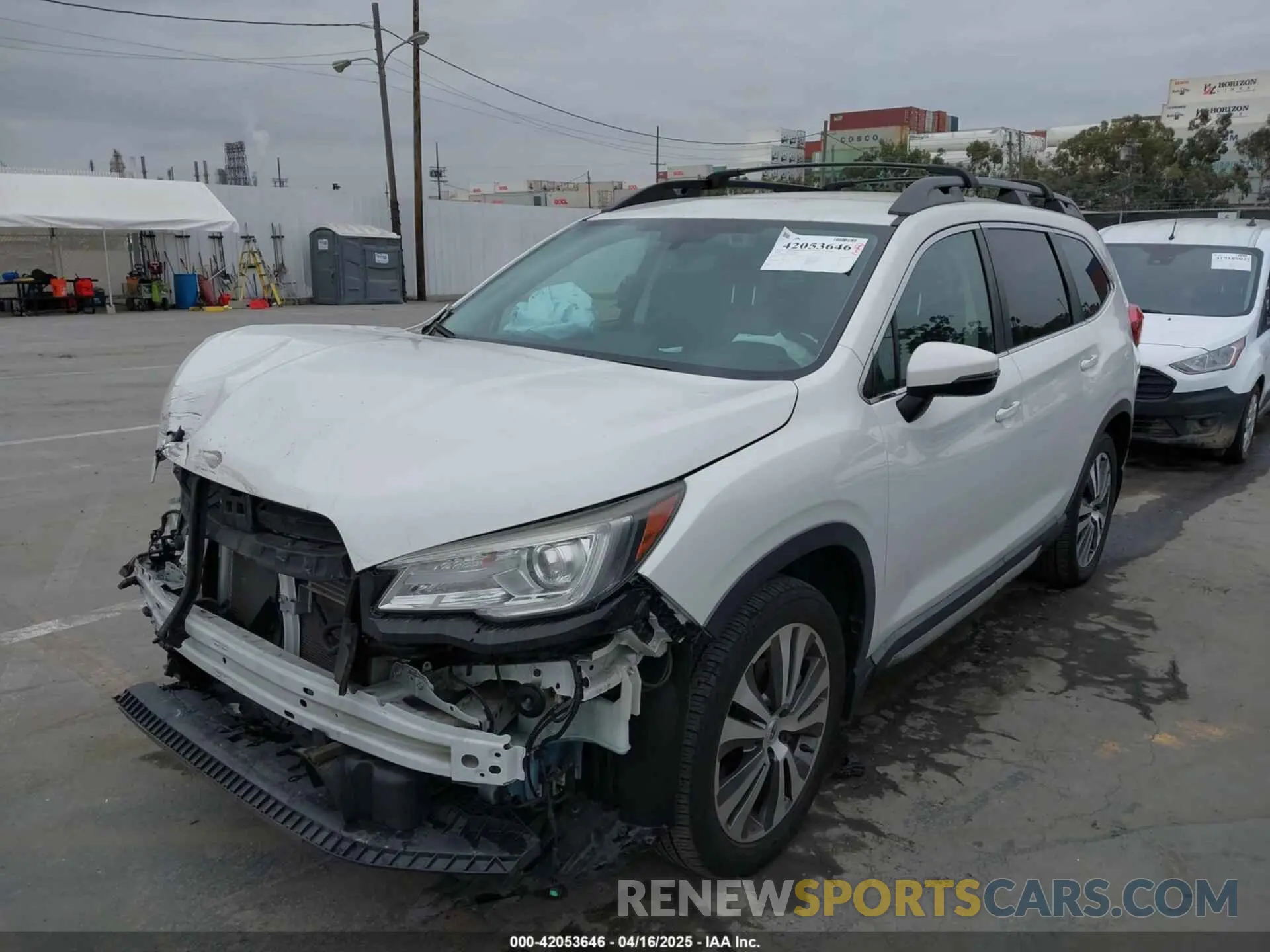 2 Photograph of a damaged car 4S4WMAJD0K3472993 SUBARU ASCENT 2019