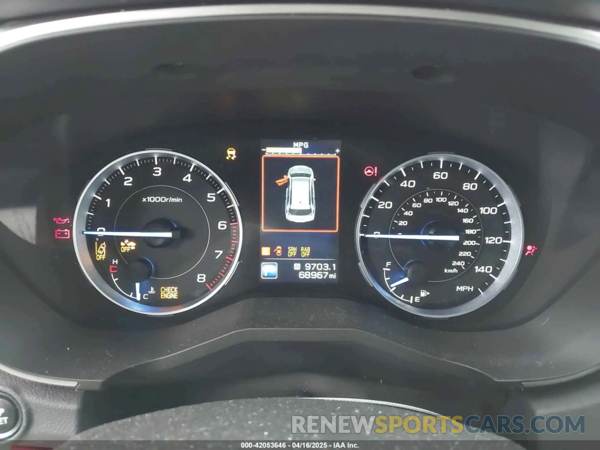 7 Photograph of a damaged car 4S4WMAJD0K3472993 SUBARU ASCENT 2019