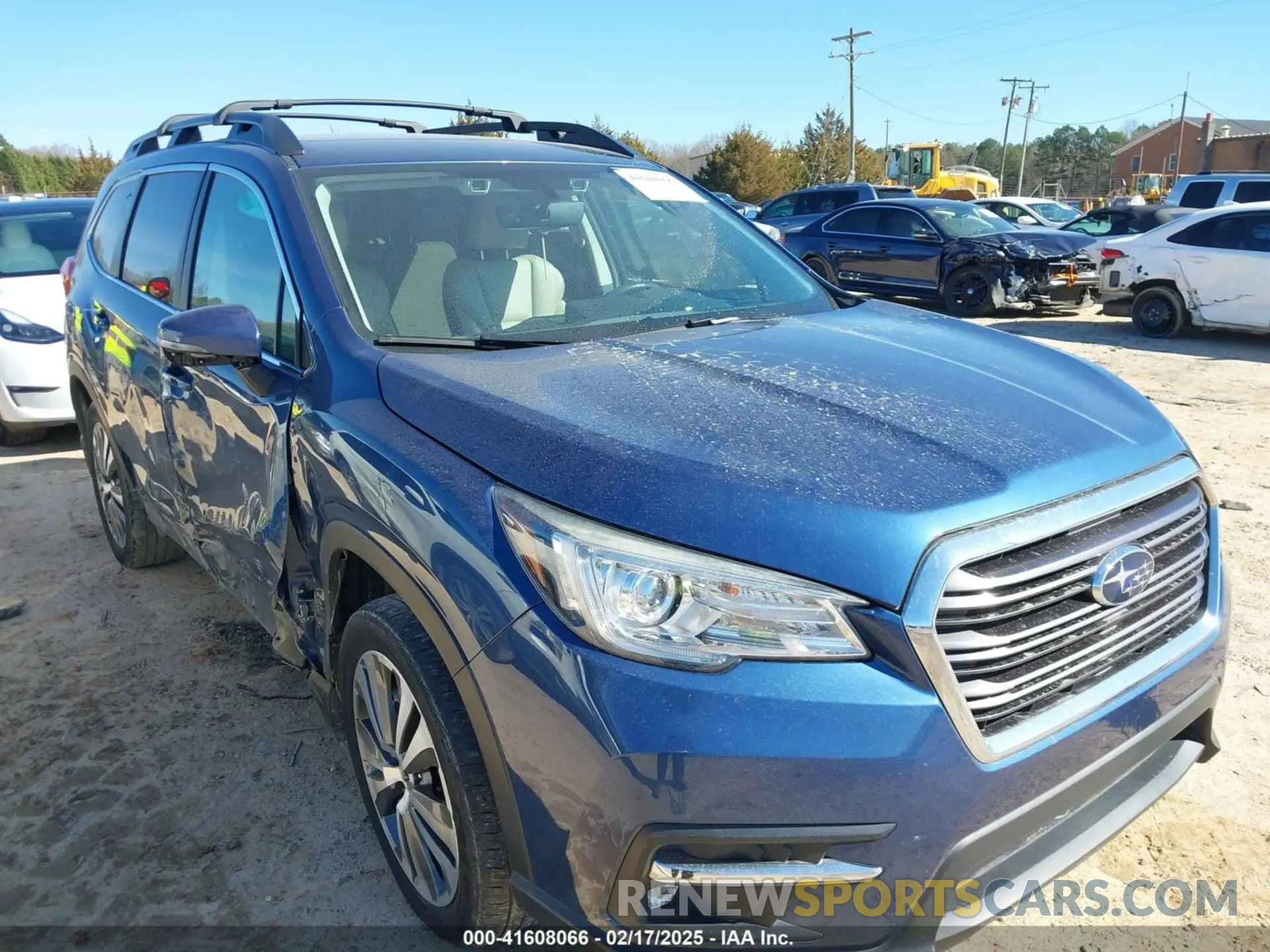 1 Photograph of a damaged car 4S4WMAJD2K3458870 SUBARU ASCENT 2019