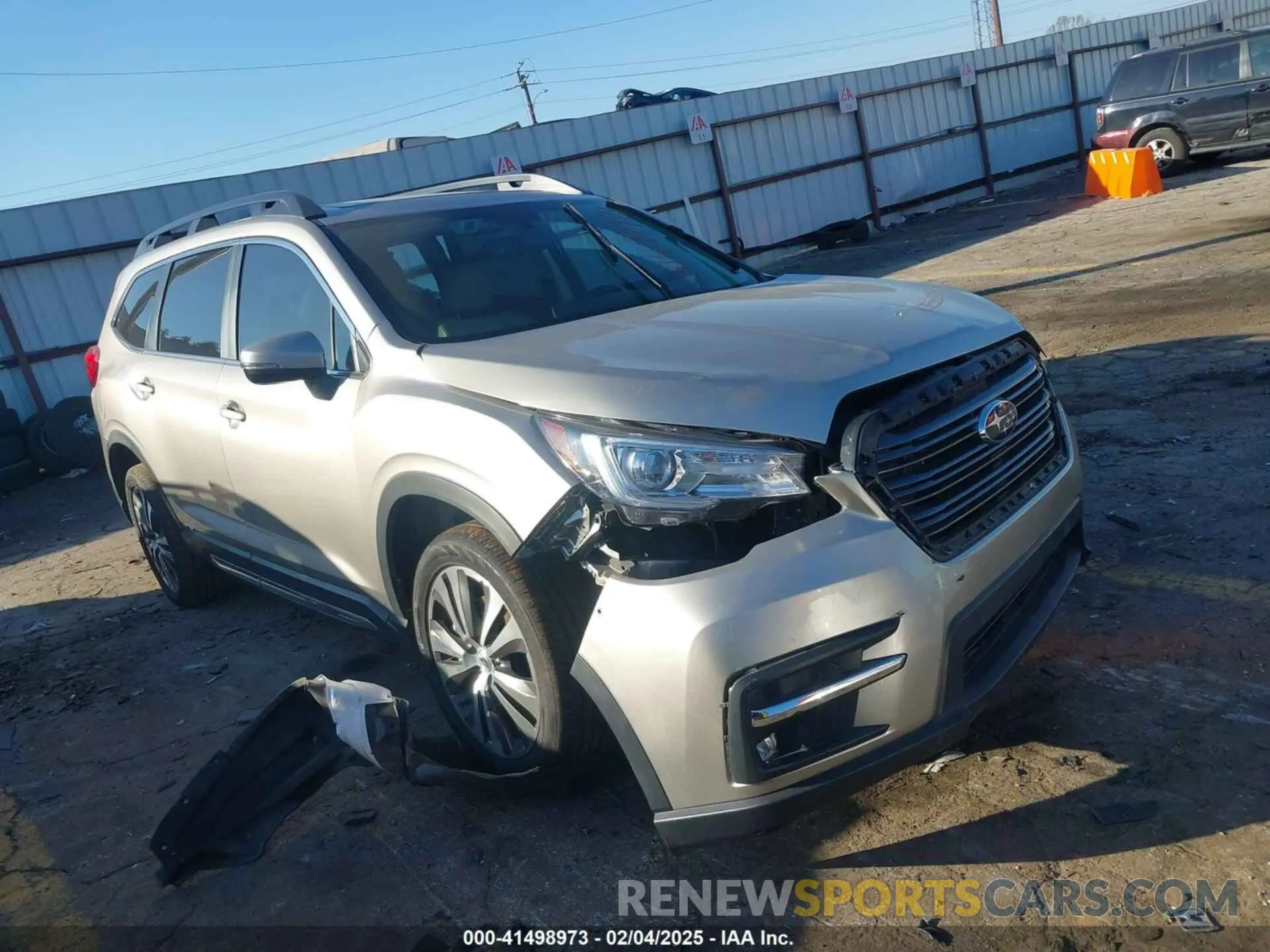 1 Photograph of a damaged car 4S4WMALD6K3444709 SUBARU ASCENT 2019