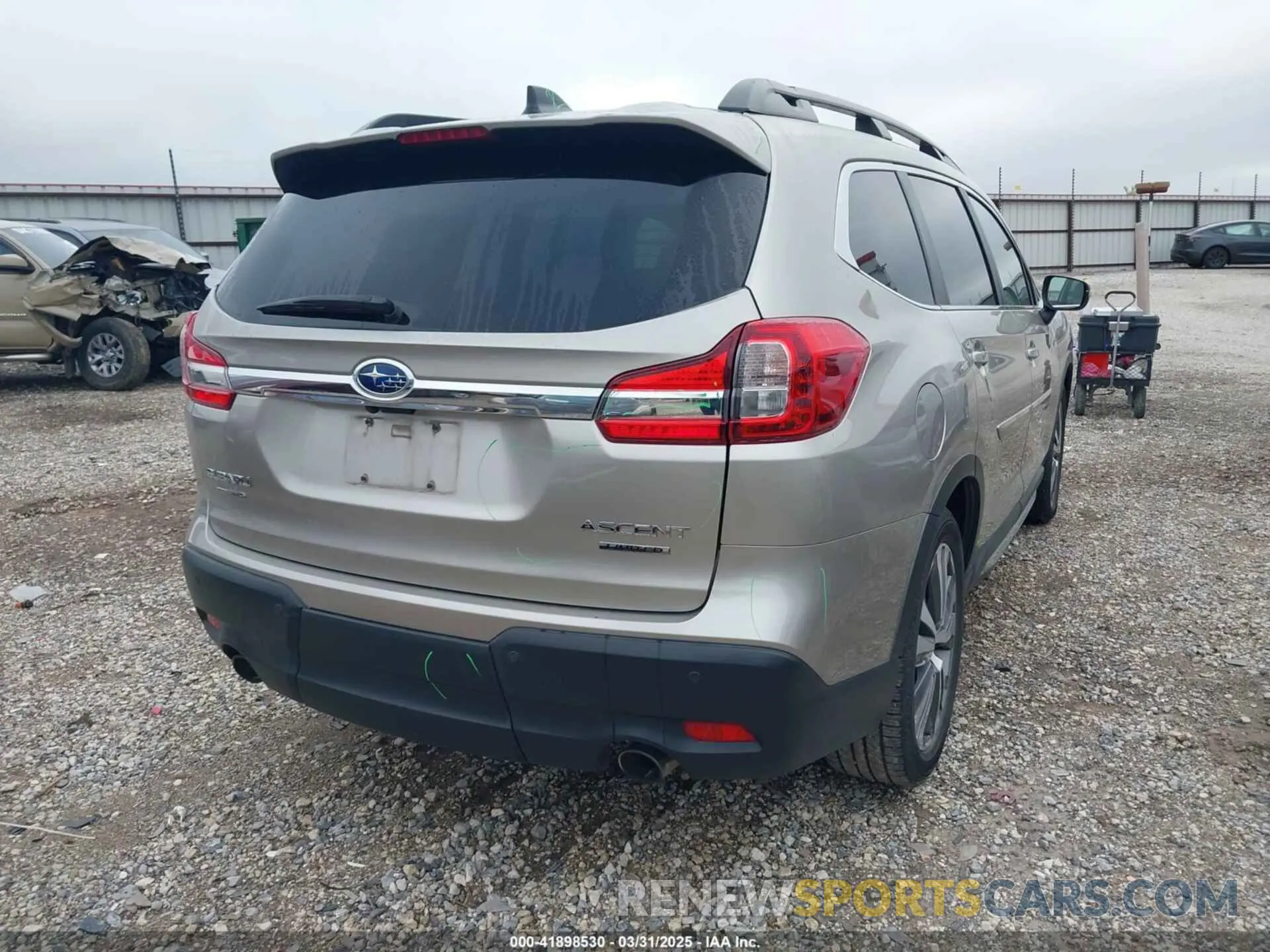4 Фотография поврежденного автомобиля 4S4WMALD8K3429953 SUBARU ASCENT 2019